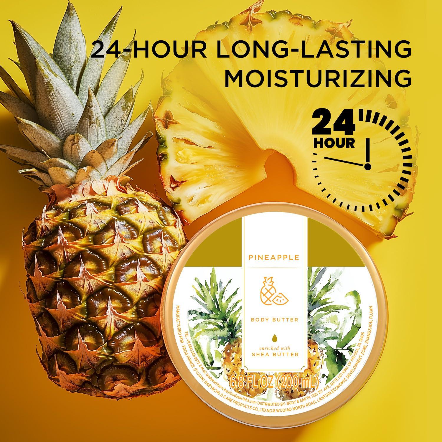 Manteca Corporal de Piña Princess Belle 200g Hidratante Natural