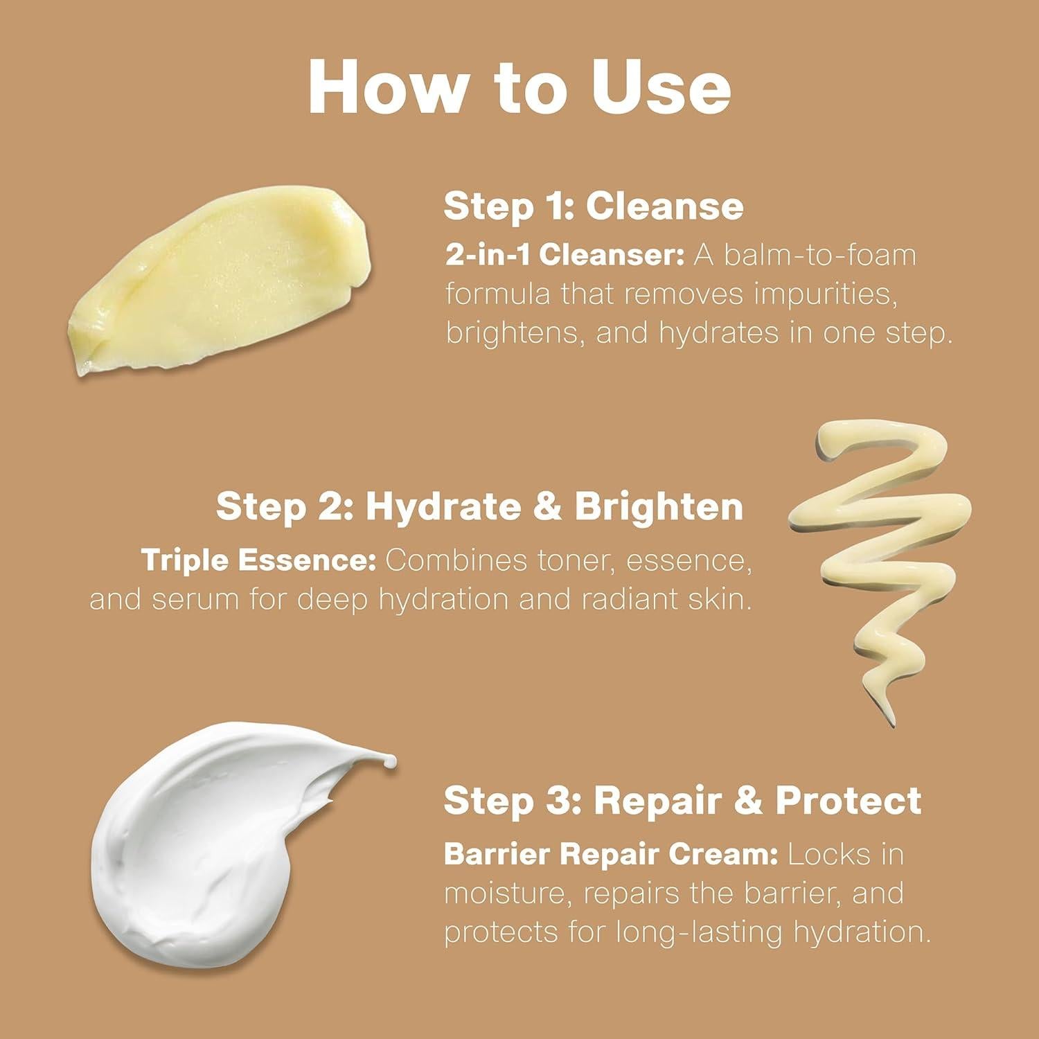 Kit de Cuidado de la Piel Mini Rxcue 3 Pasos Viaje 240g