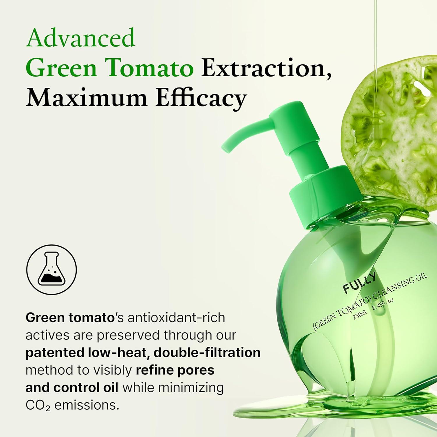 Aceite Limpiador de Poros Fully 250ml - Tomate Verde BHA