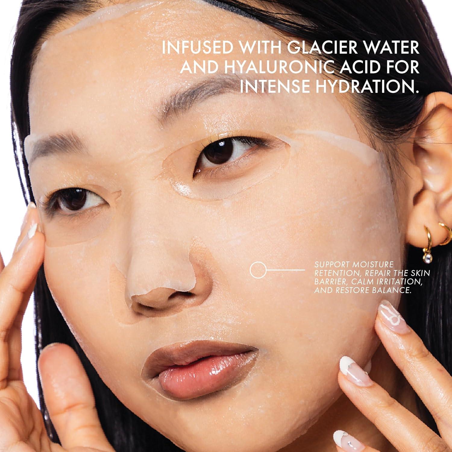 ESW Beauty Liquid Death Limited Edition Mountain Water Face Mask – Hydrating Sheet Mask with Aloe, Agave & Green Tea Extract