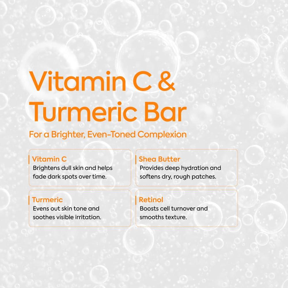 Barra Limpiadora Facial Makari Vitamina C y Cúrcuma 99g