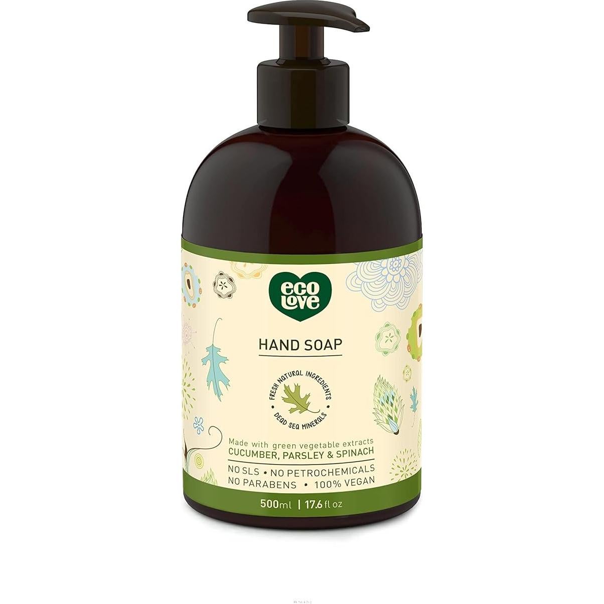 ecoLove Gel de Ducha y Jabón de Manos Orgánico Vegano 2x500ml