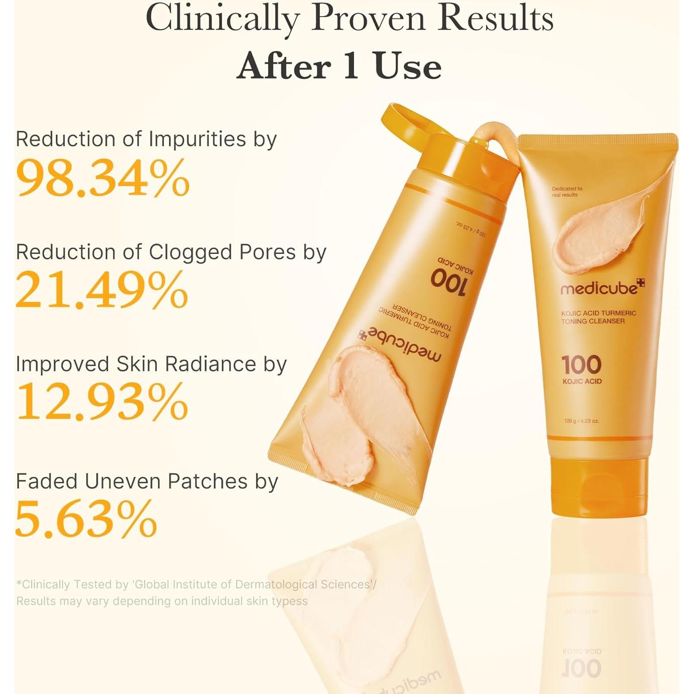 Limpiador Facial Medicube Ácido Kójico y Cúrcuma 159g