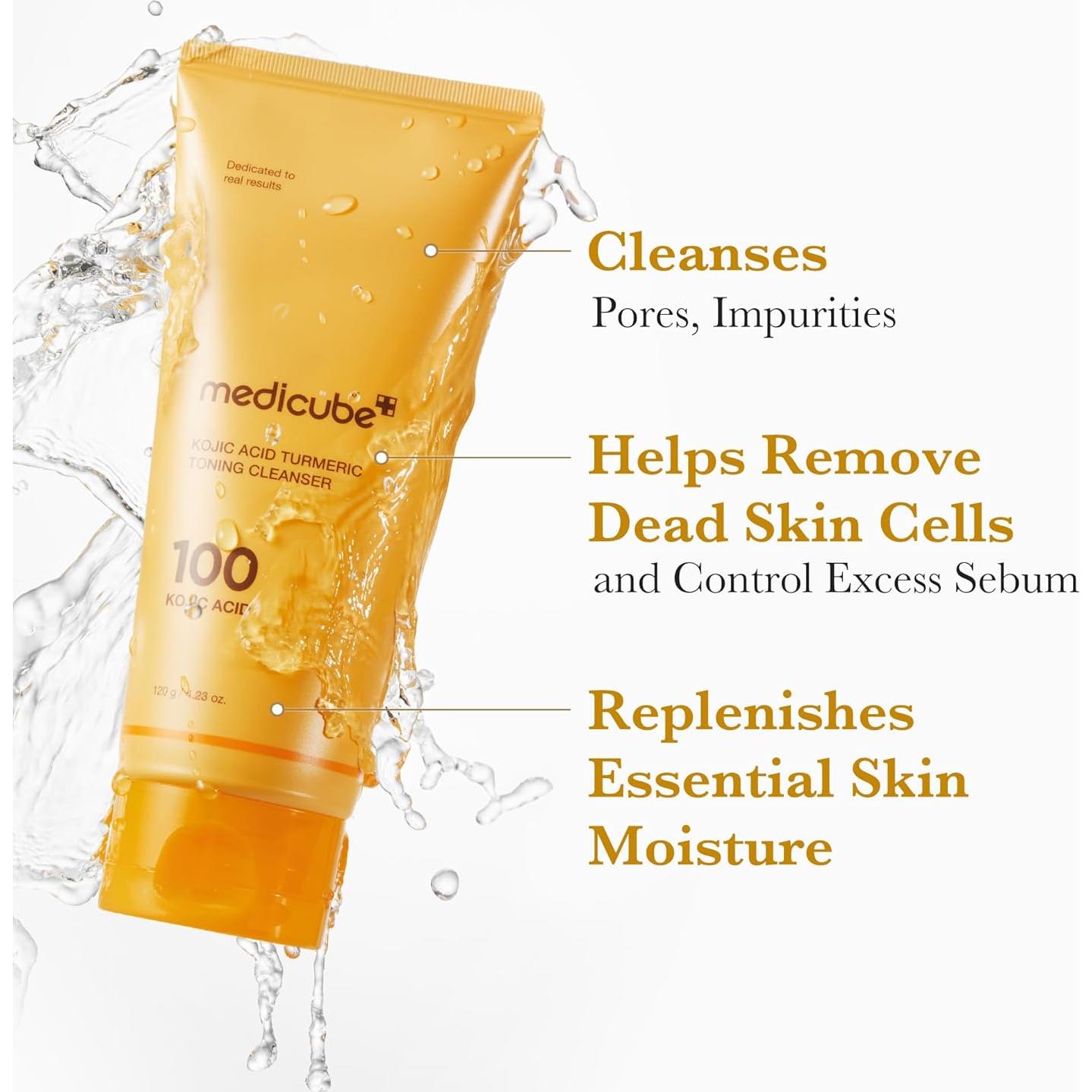 Limpiador Facial Medicube Ácido Kójico y Cúrcuma 159g