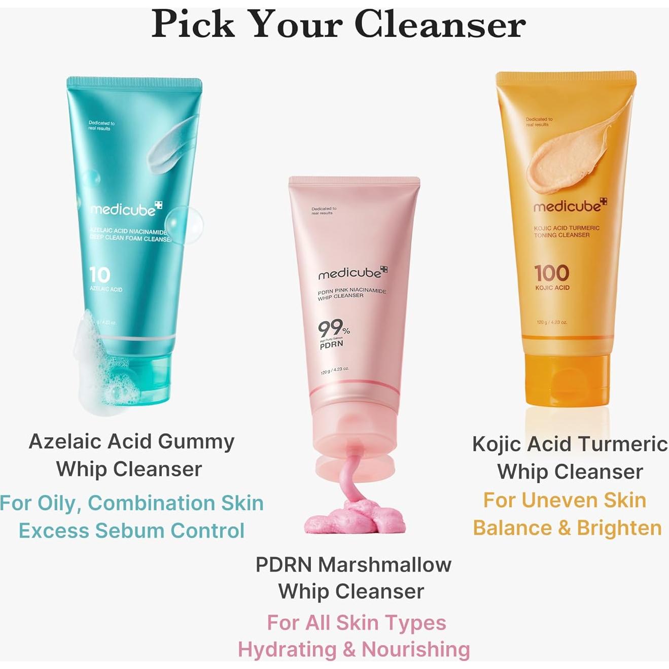 Limpiador Facial Medicube Ácido Kójico y Cúrcuma 159g