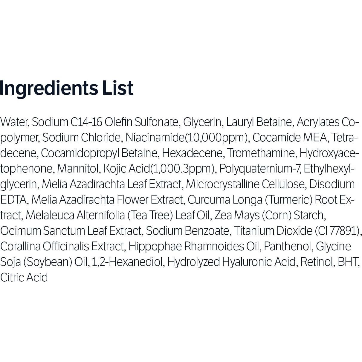 Limpiador Facial Gel Kojico y Niacinamida SUNGBOON 140g