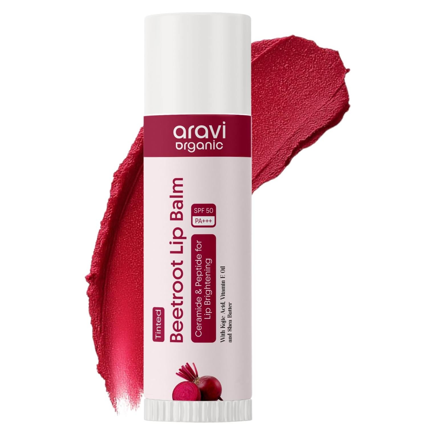 Bálsamo Labial Tinte Orgánico Aravi SPF 50 - 5g