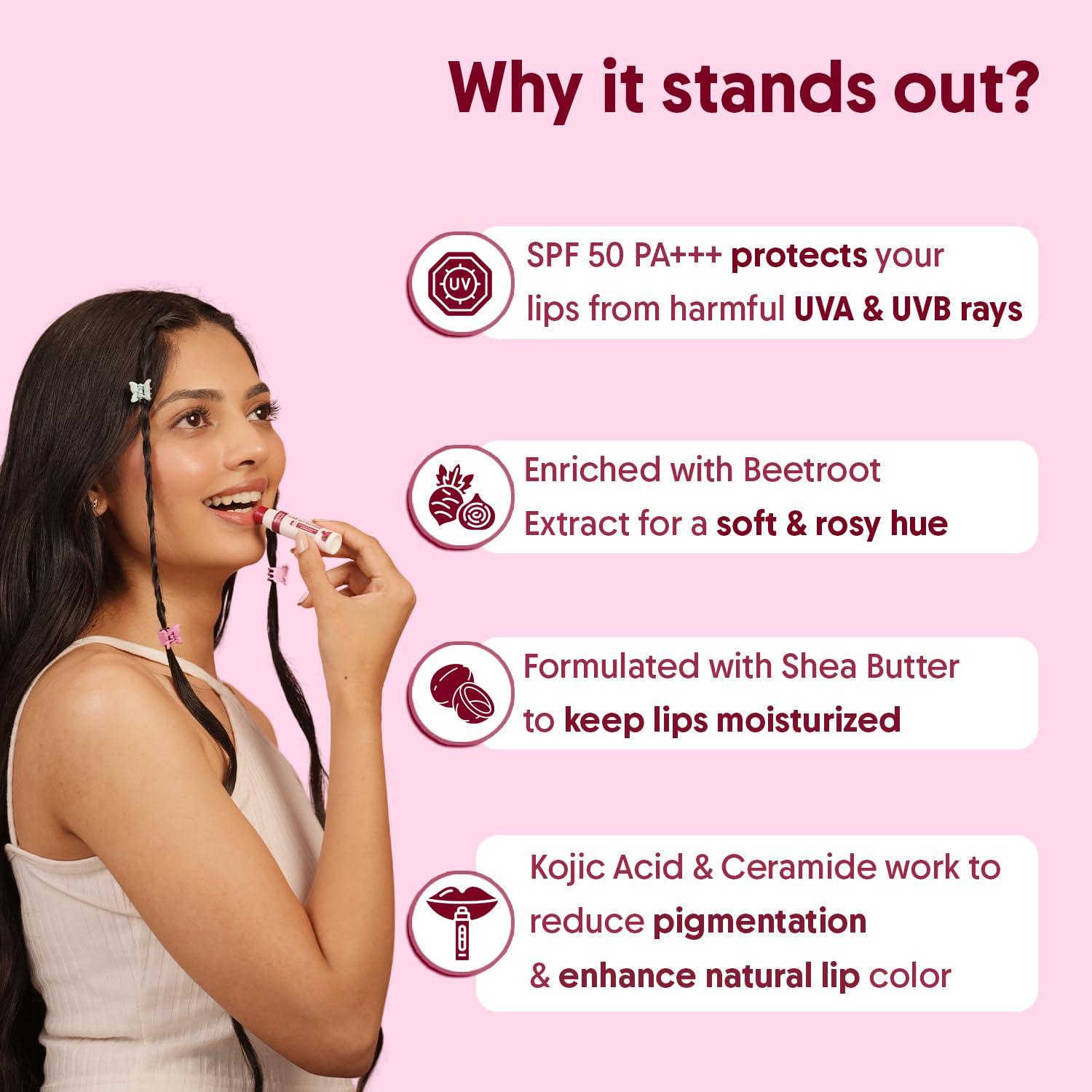 Bálsamo Labial Tinte Orgánico Aravi SPF 50 - 5g