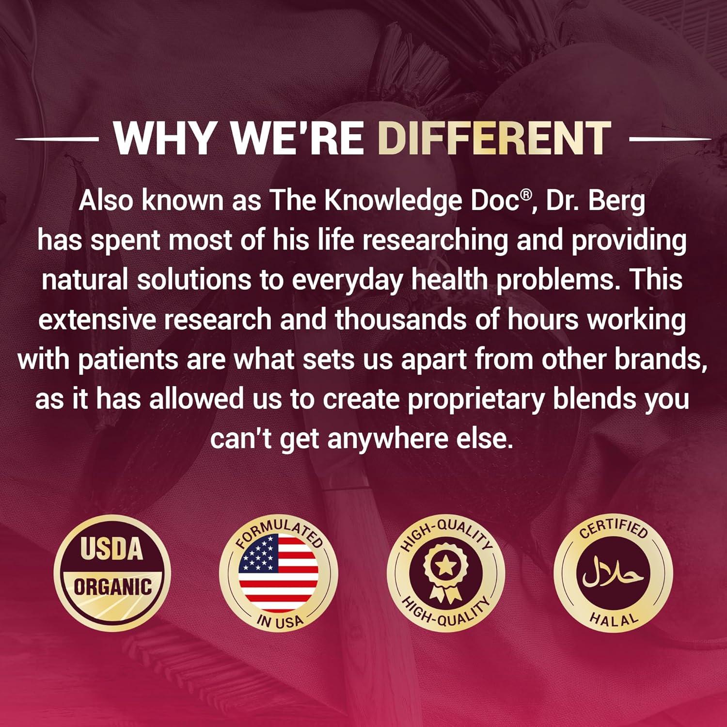 Polvo de Remolacha Orgánica Dr. Berg - 30 Porciones 45g