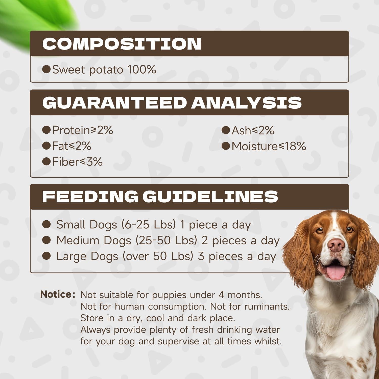 Galletas Naturales para Perros KUADELRO de Batata 299g