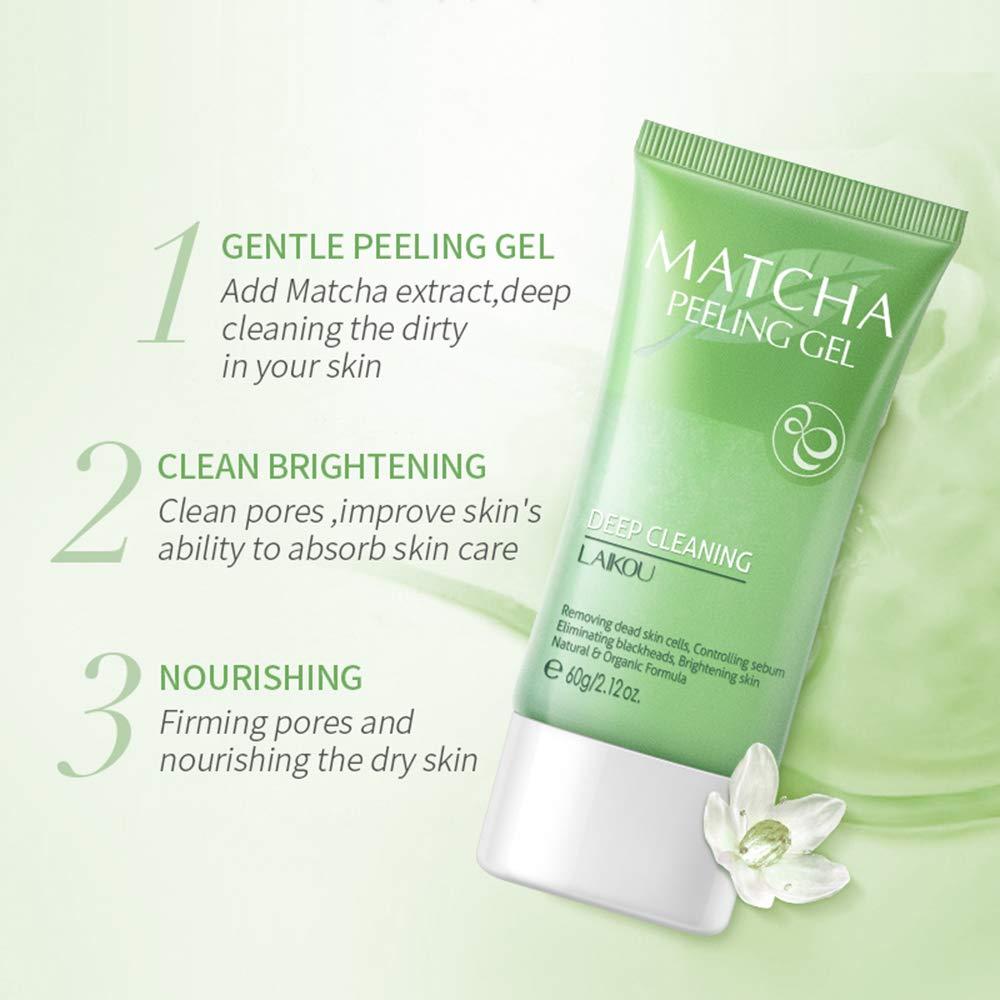Gel Exfoliante Facial de Matcha MIESCHER - Hidratante Natural 60g