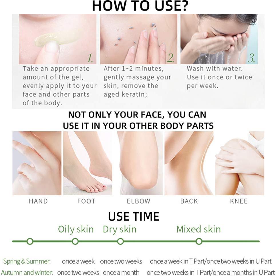 Gel Exfoliante Facial de Matcha MIESCHER - Hidratante Natural 60g