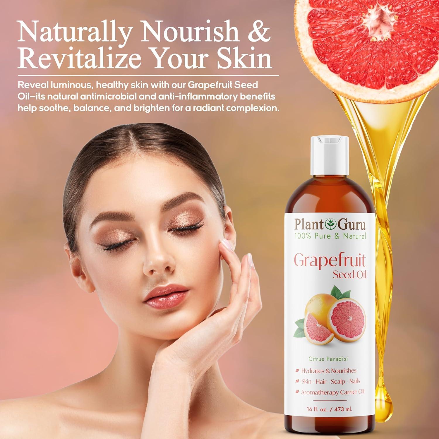 Aceite de Semilla de Pomelo 236 ml Prensado en Frío 100% Puro