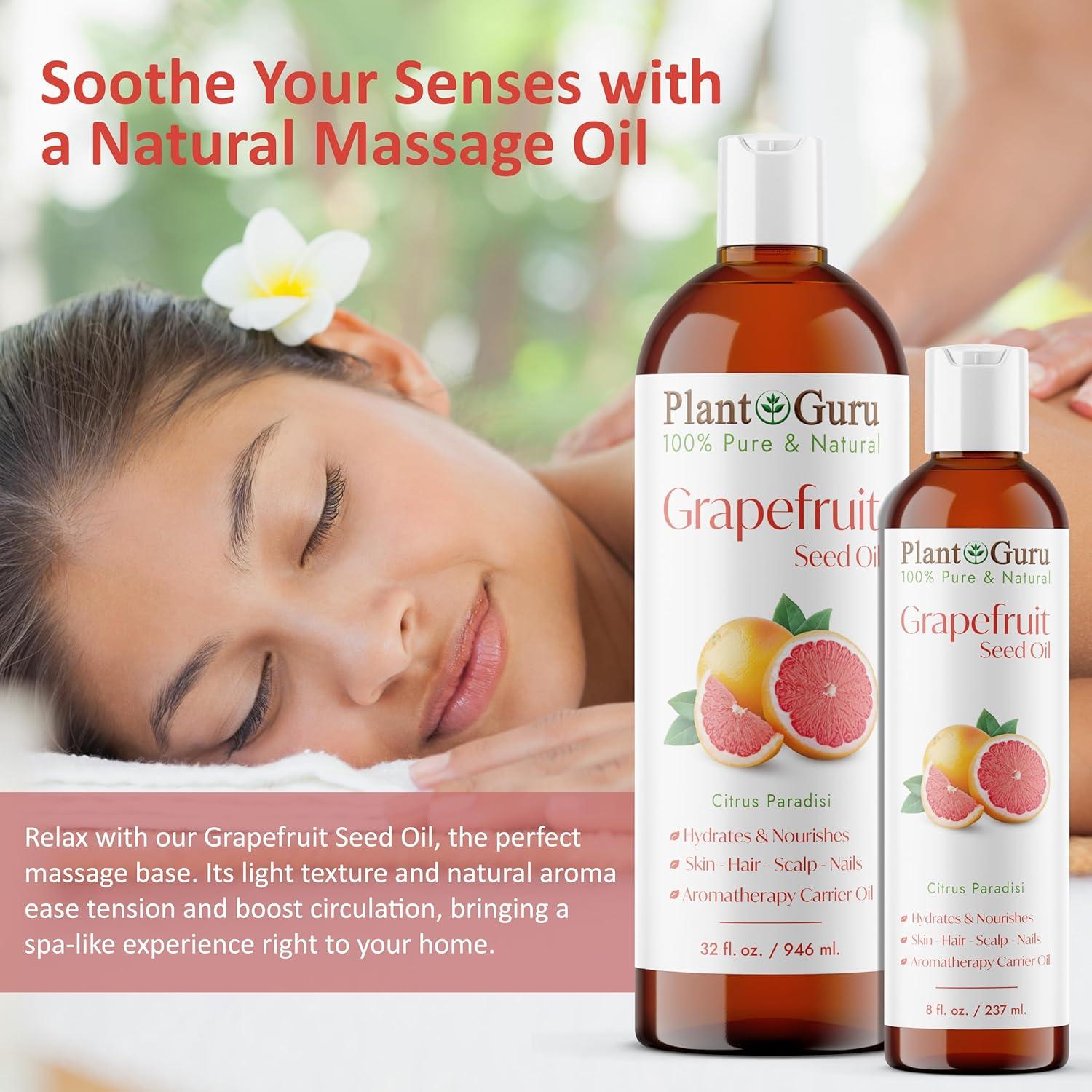 Aceite de Semilla de Pomelo 236 ml Prensado en Frío 100% Puro