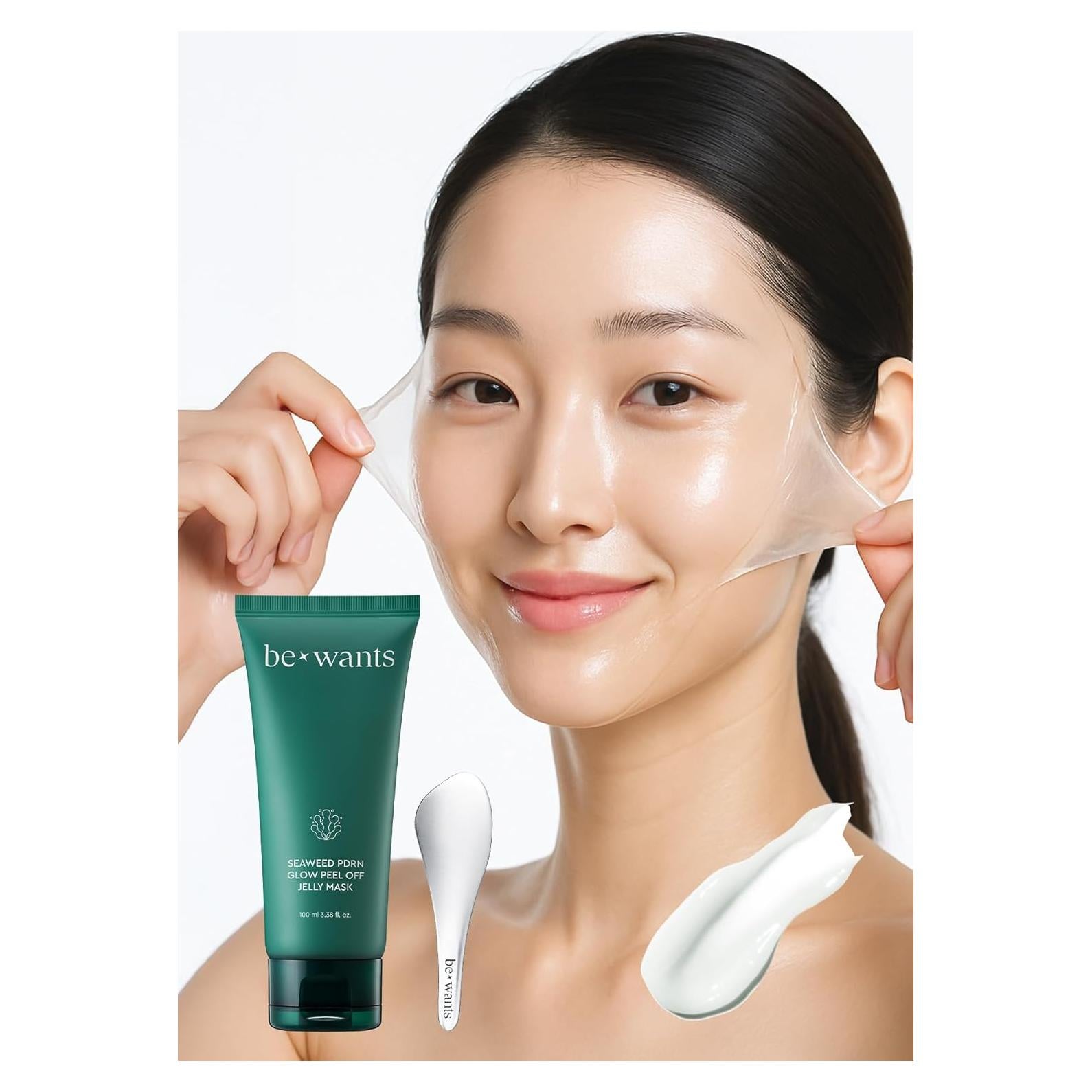 Mascarilla Facial PDRN de Algas Bewants 100 ml con AHA y BHA