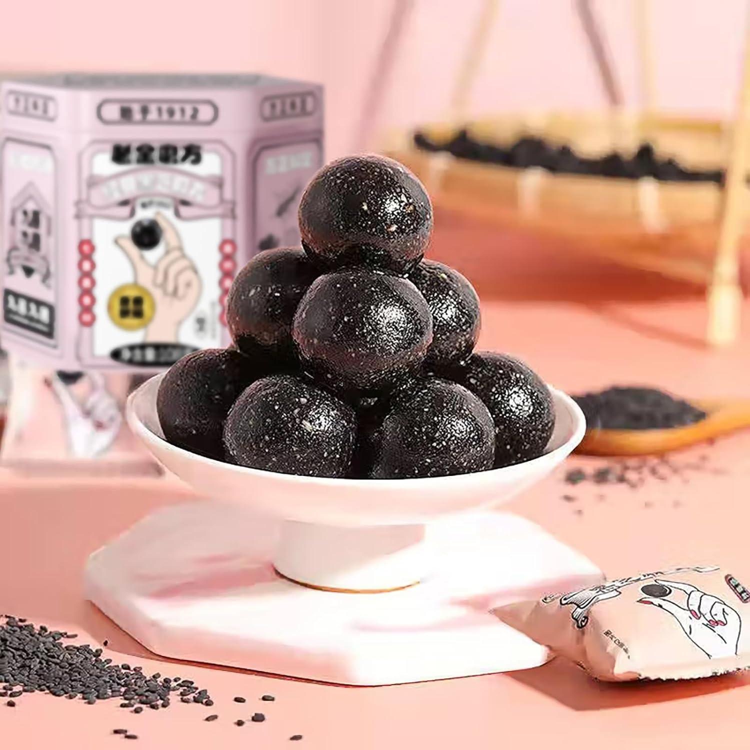 Bolas de Sésamo Negro KachiKachi - Snack Natural 126g