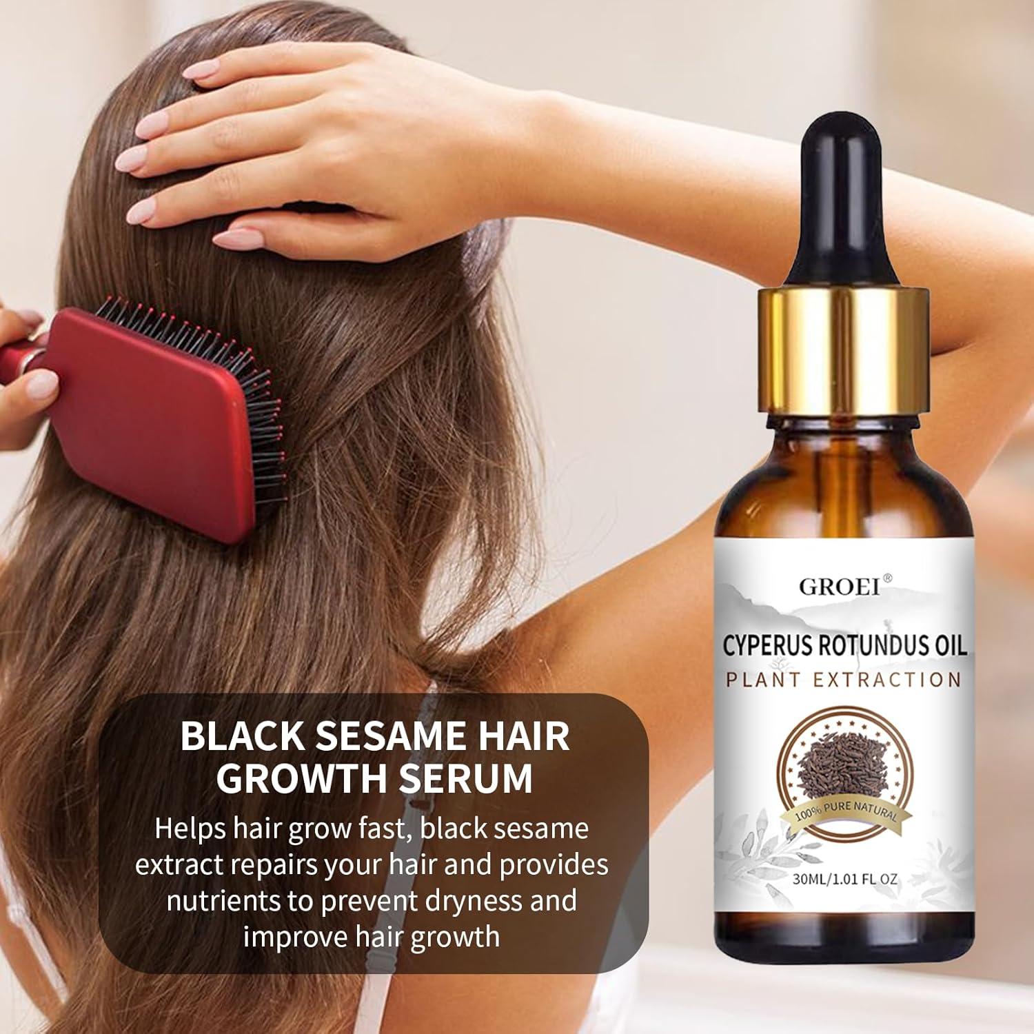 Suero de Crecimiento Capilar Lucksun 30ml - Aceite de Sésamo Negro