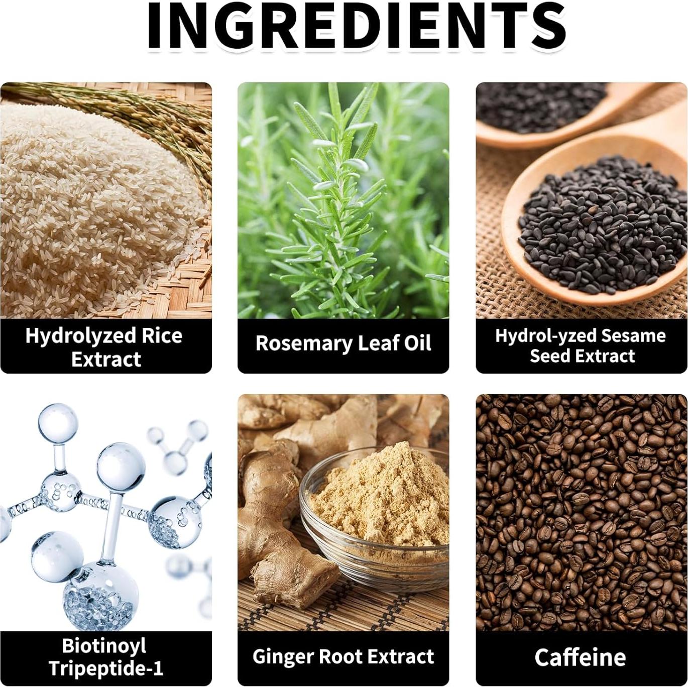 Suero de Crecimiento Capilar Lucksun 30ml - Aceite de Sésamo Negro