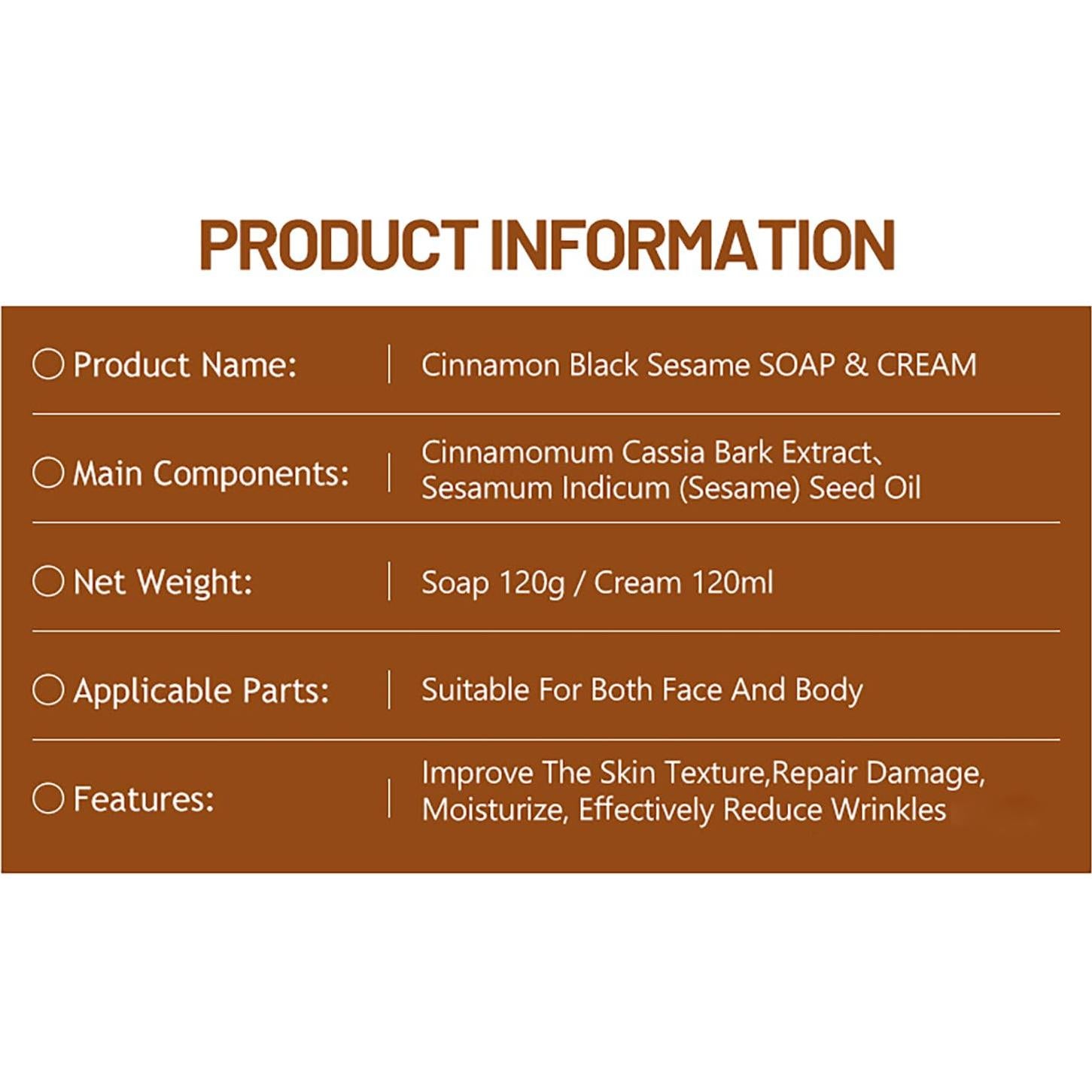 Crema Hidratante Disaaar Beauty 120ml - Canela y Sésamo Negro