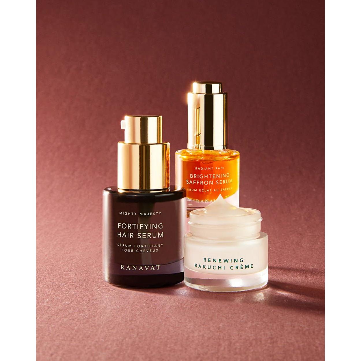 Kit de Viaje RANAVAT Royal Trio - Suero Aclarador, Crema y Suero Capilar