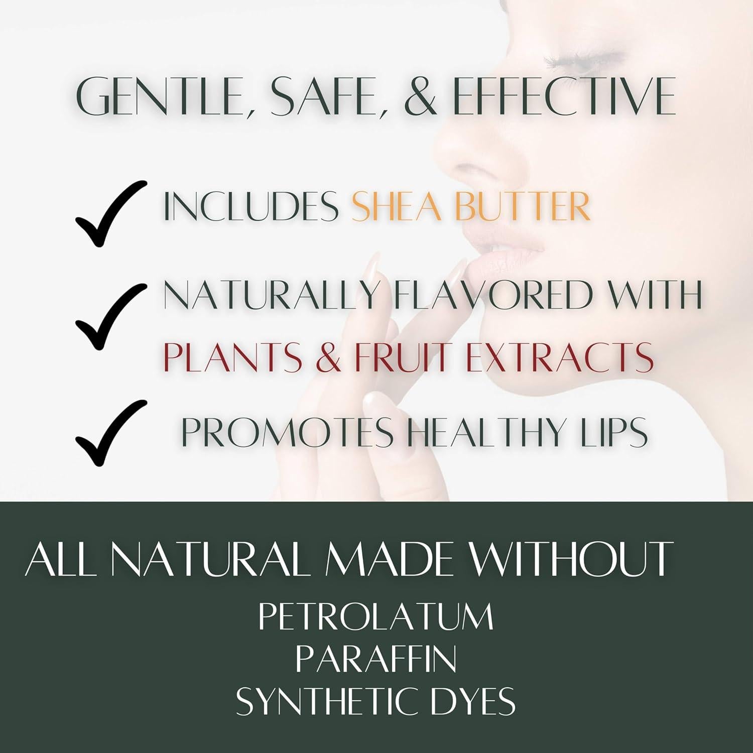 Bálsamo Labial Natural Lather Green Mango y Anacardo 3 Unidades