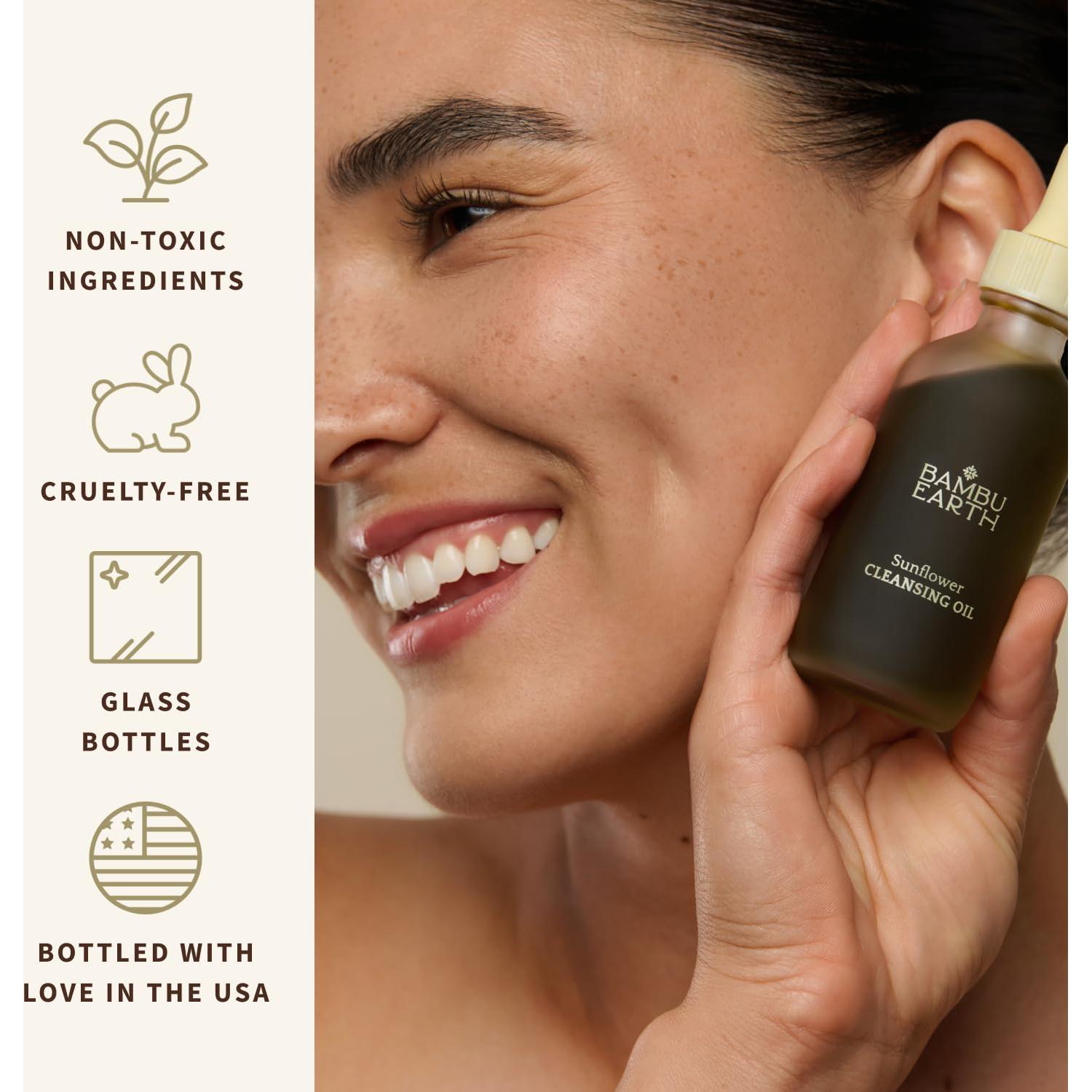 Aceite Limpiador Facial Bambu Earth 59 ml - Piel Sensible