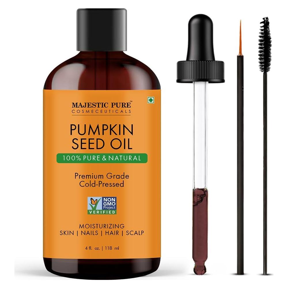 Aceite de Semilla de Calabaza Majestic Pure 118 ml - 100% Puro
