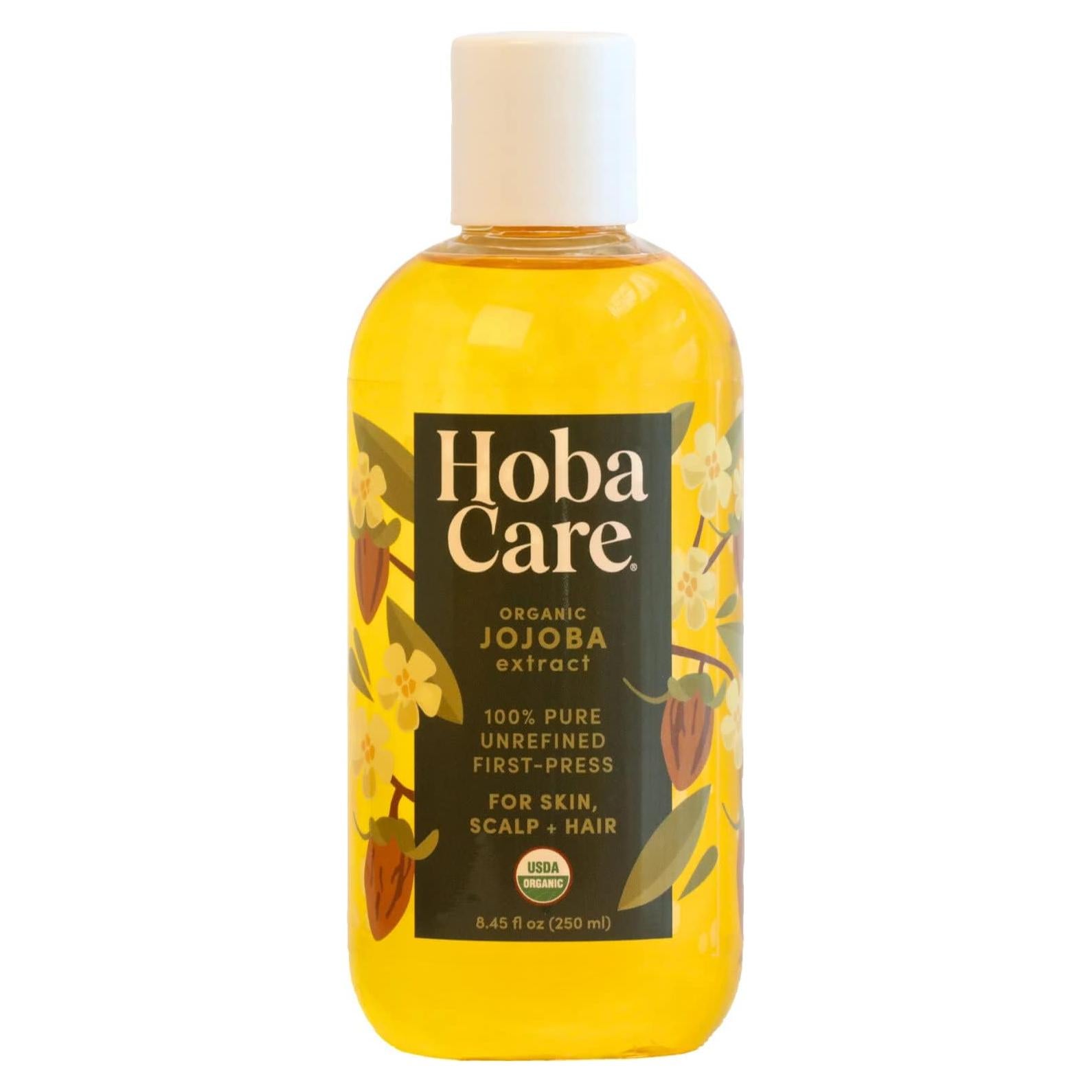 Aceite de Jojoba Orgánico HobaCare 240 ml - Hidratante Piel y Cabello
