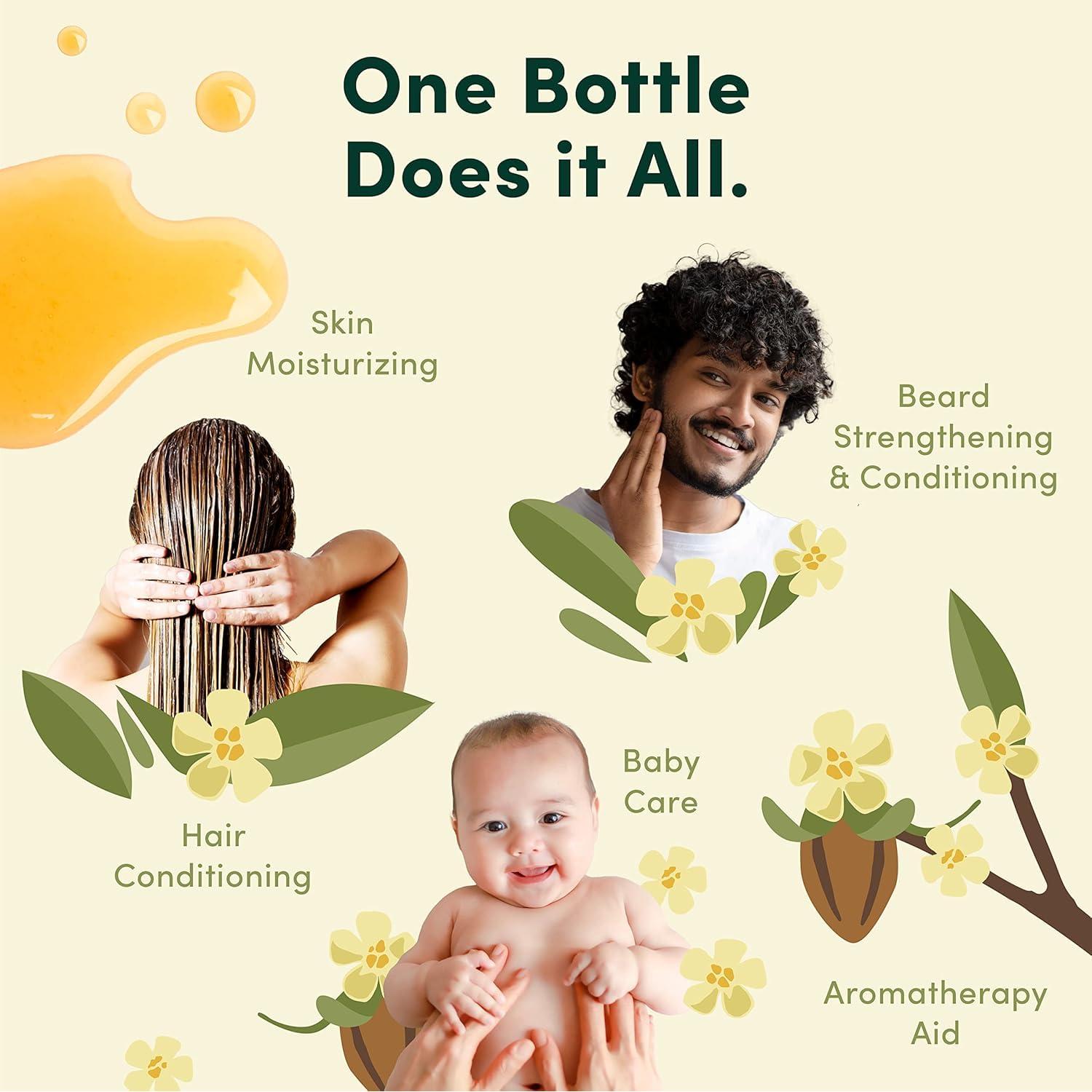 Aceite de Jojoba Orgánico HobaCare 240 ml - Hidratante Piel y Cabello