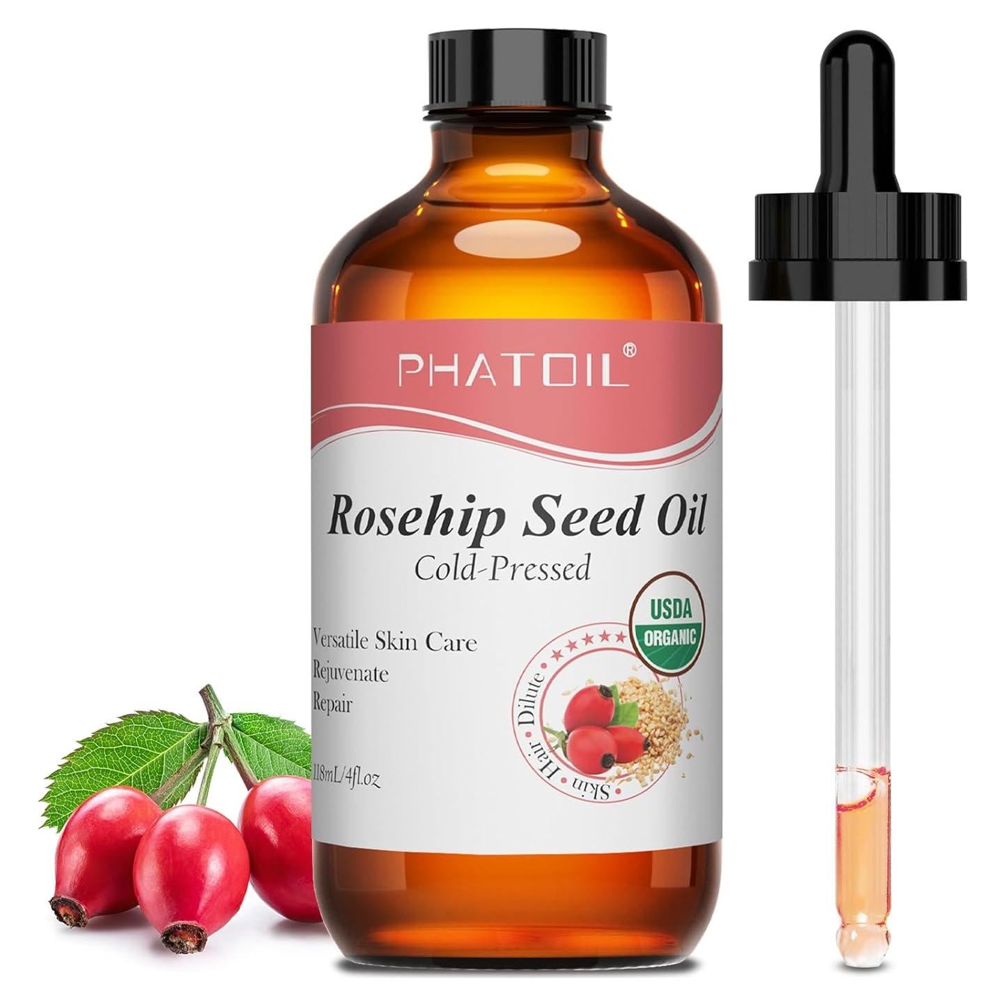 Aceite de Semilla de Rosa Mosqueta Orgánico PHATOIL 118ml