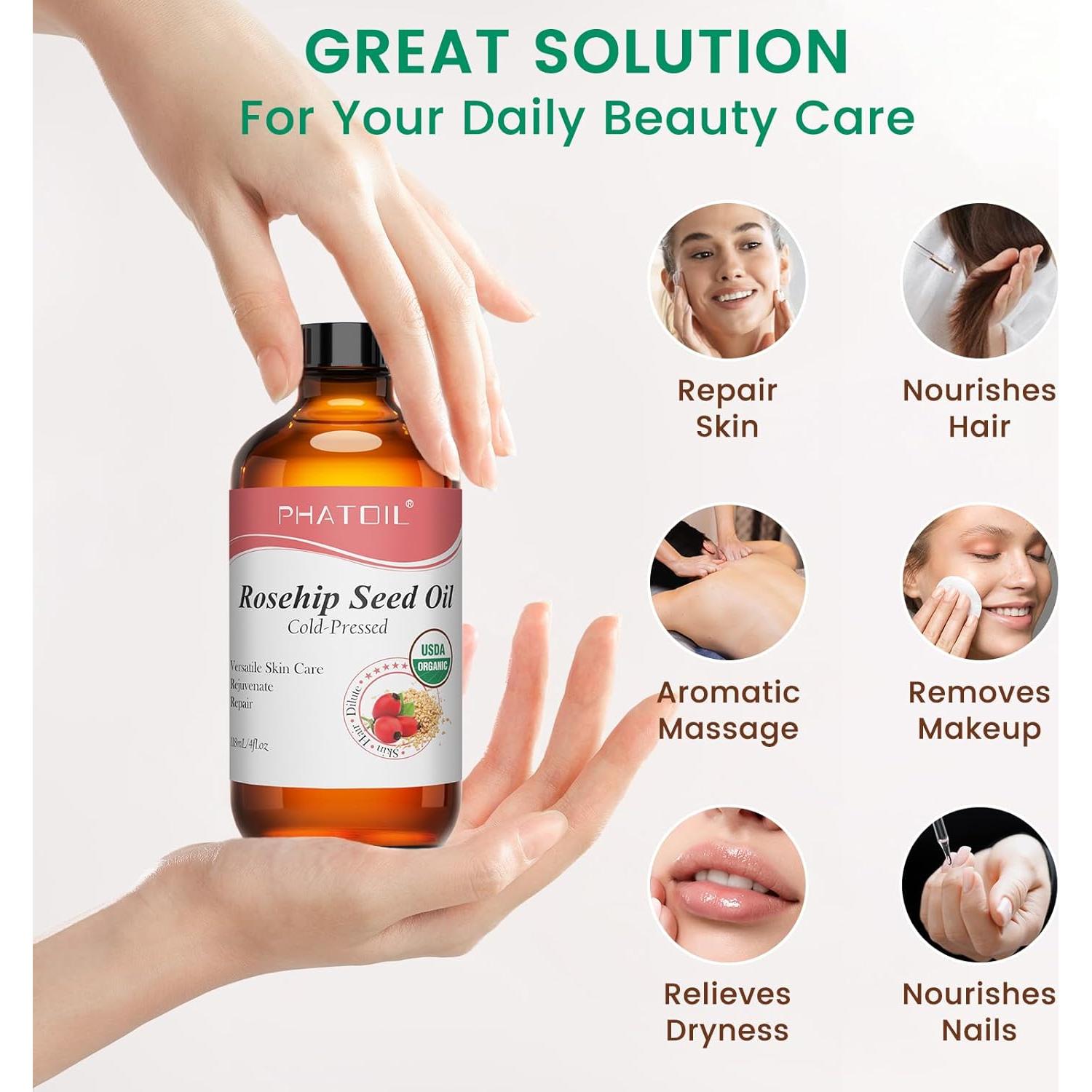 Aceite de Semilla de Rosa Mosqueta Orgánico PHATOIL 118ml