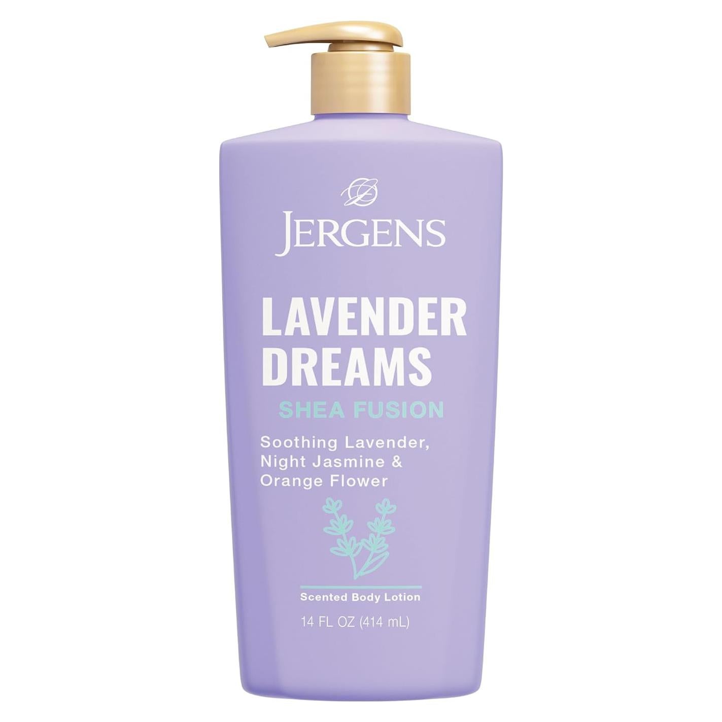 Loción Corporal Jergens Shea Fusion Lavanda 414 ml Hidratante
