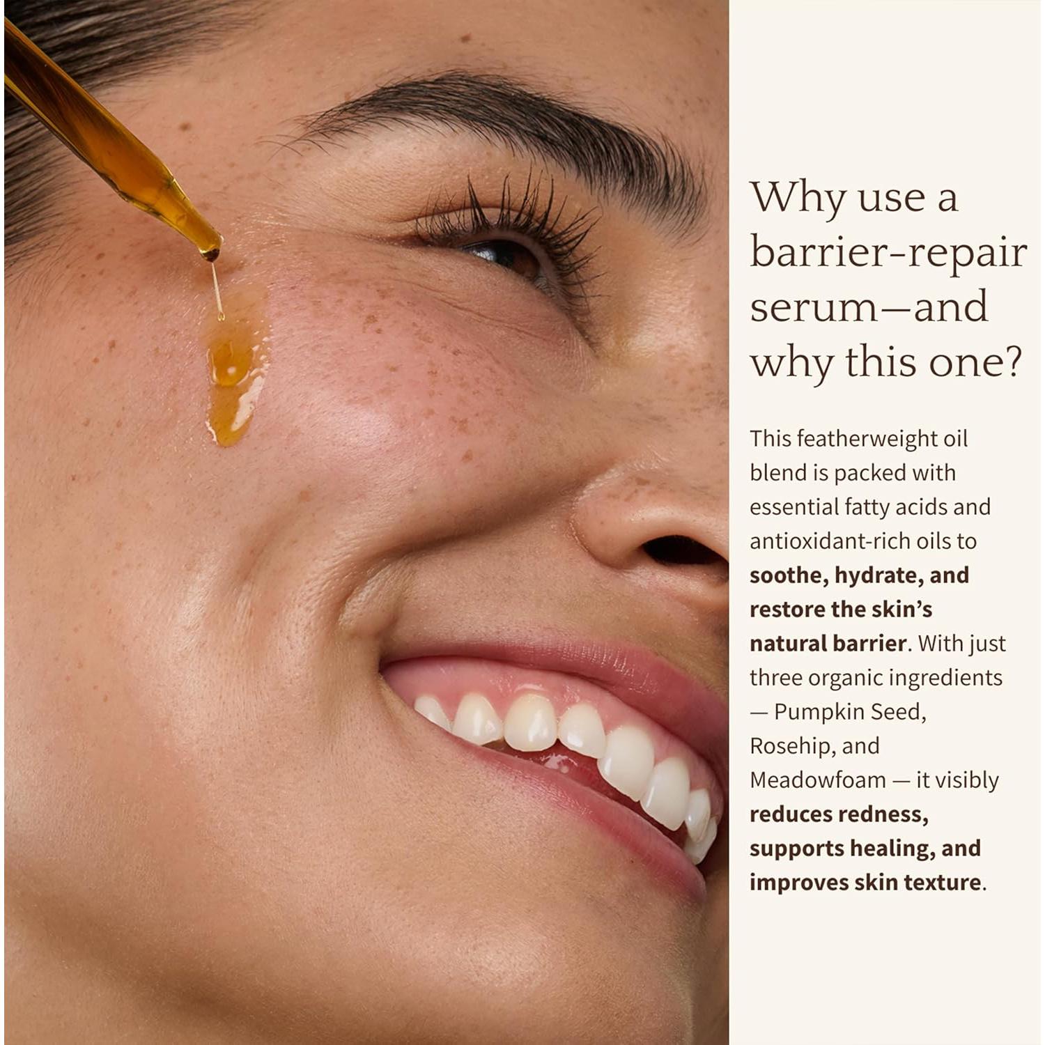 Suero Reparador Rosa Mosqueta Bambu Earth 29.57 ml - Hidratante Facial