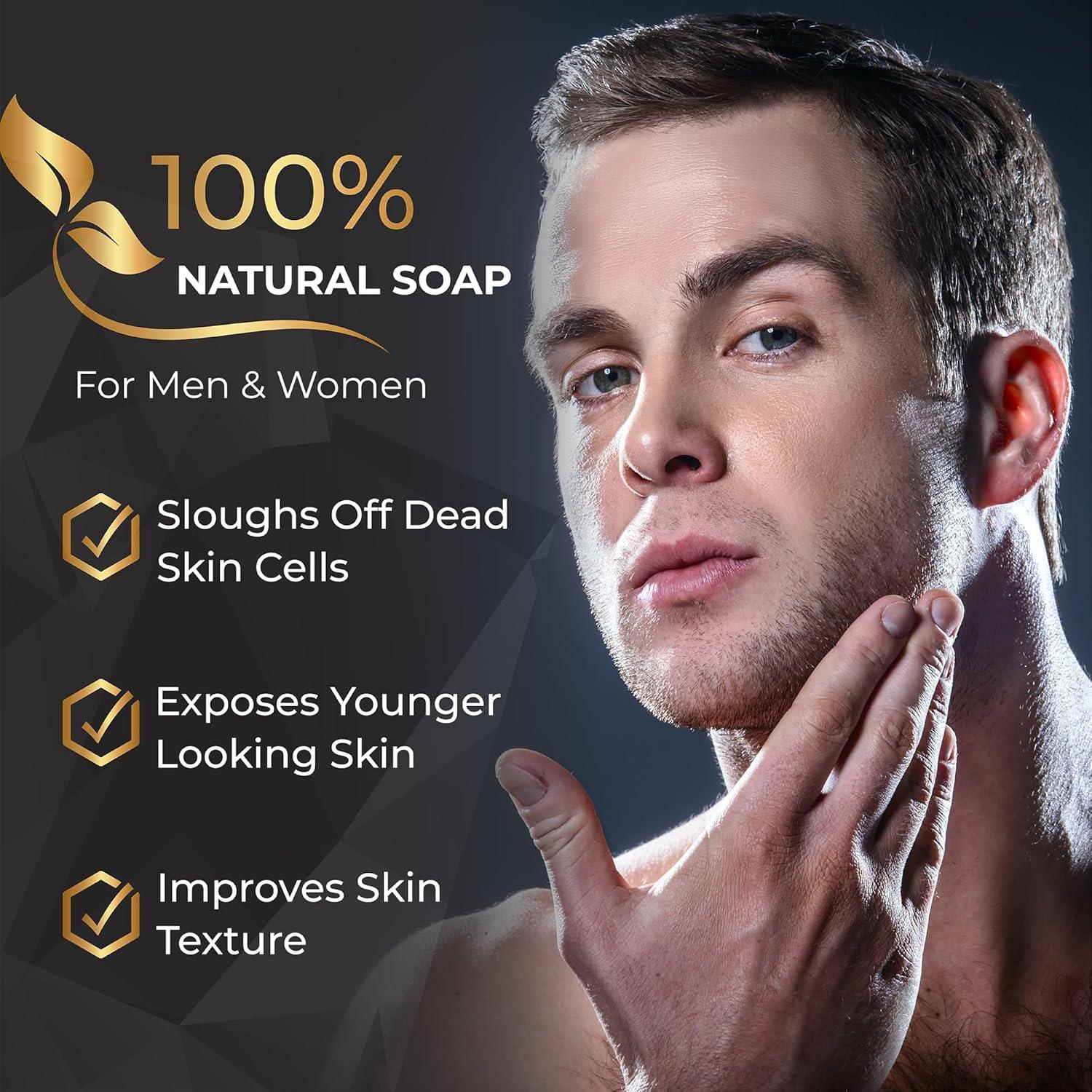 Conjunto de Jabones de Carbón Natural AMVital - 3 Piezas Veganas