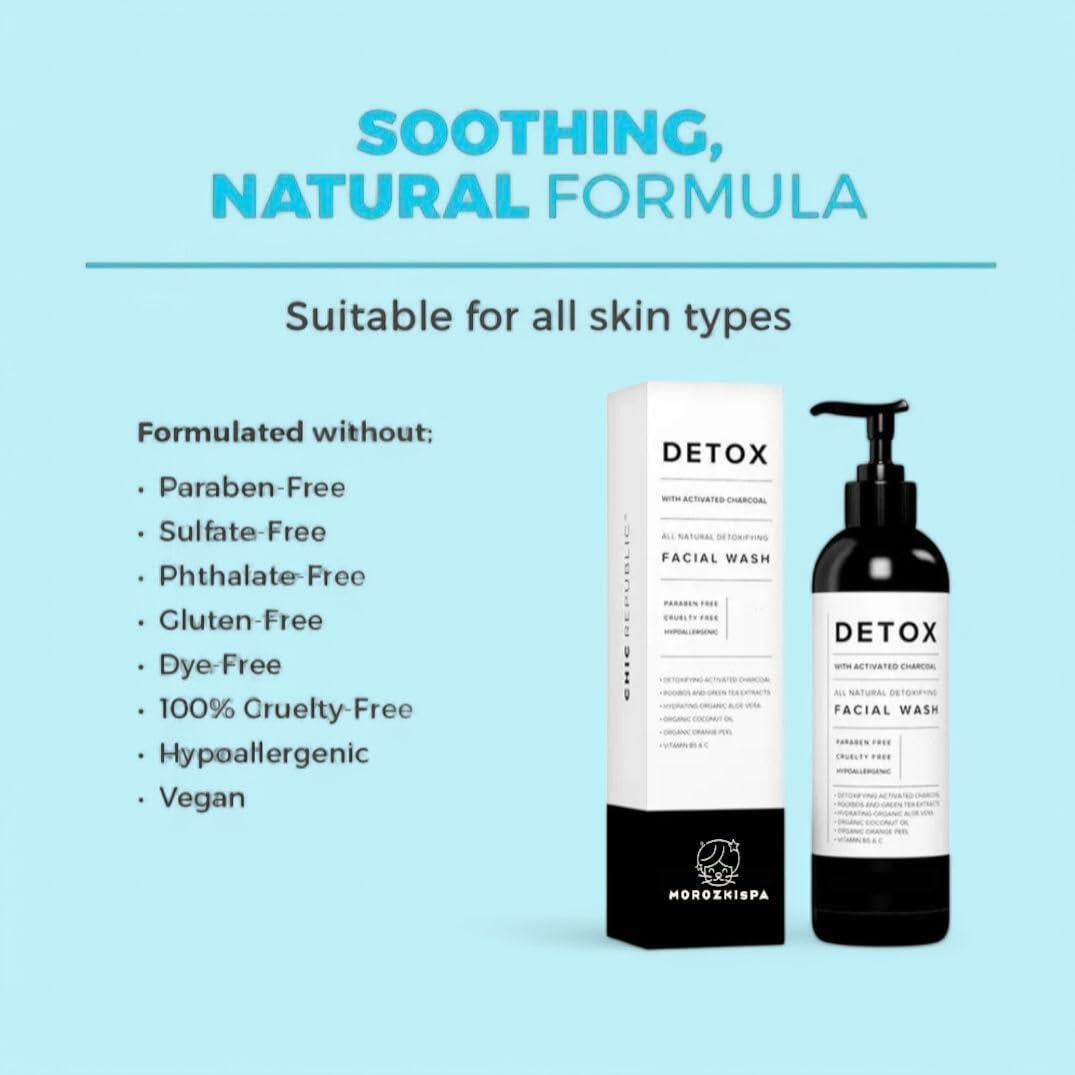 Limpiador Facial de Carbón Activado BLIW 100ml - Piel Hidratada y Purificada