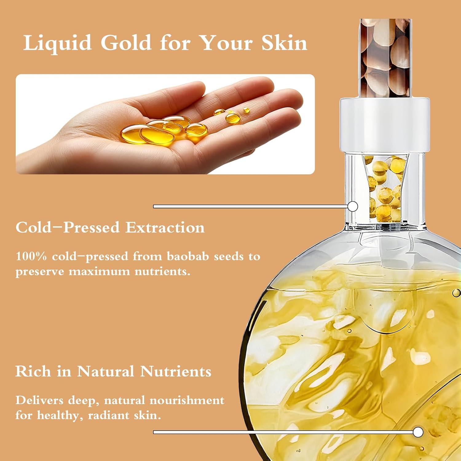 Aceite de Semilla de Baobab Hepburn Orgánico 30ml - Hidratante Natural