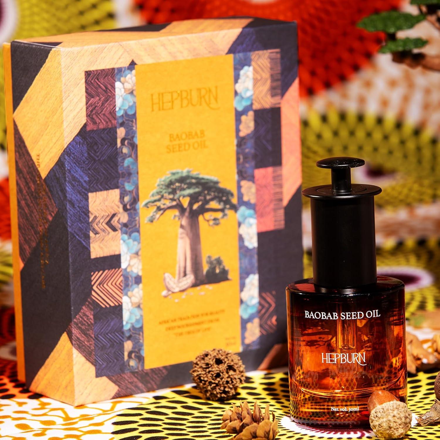 Aceite de Semilla de Baobab Hepburn Orgánico 30ml - Hidratante Natural