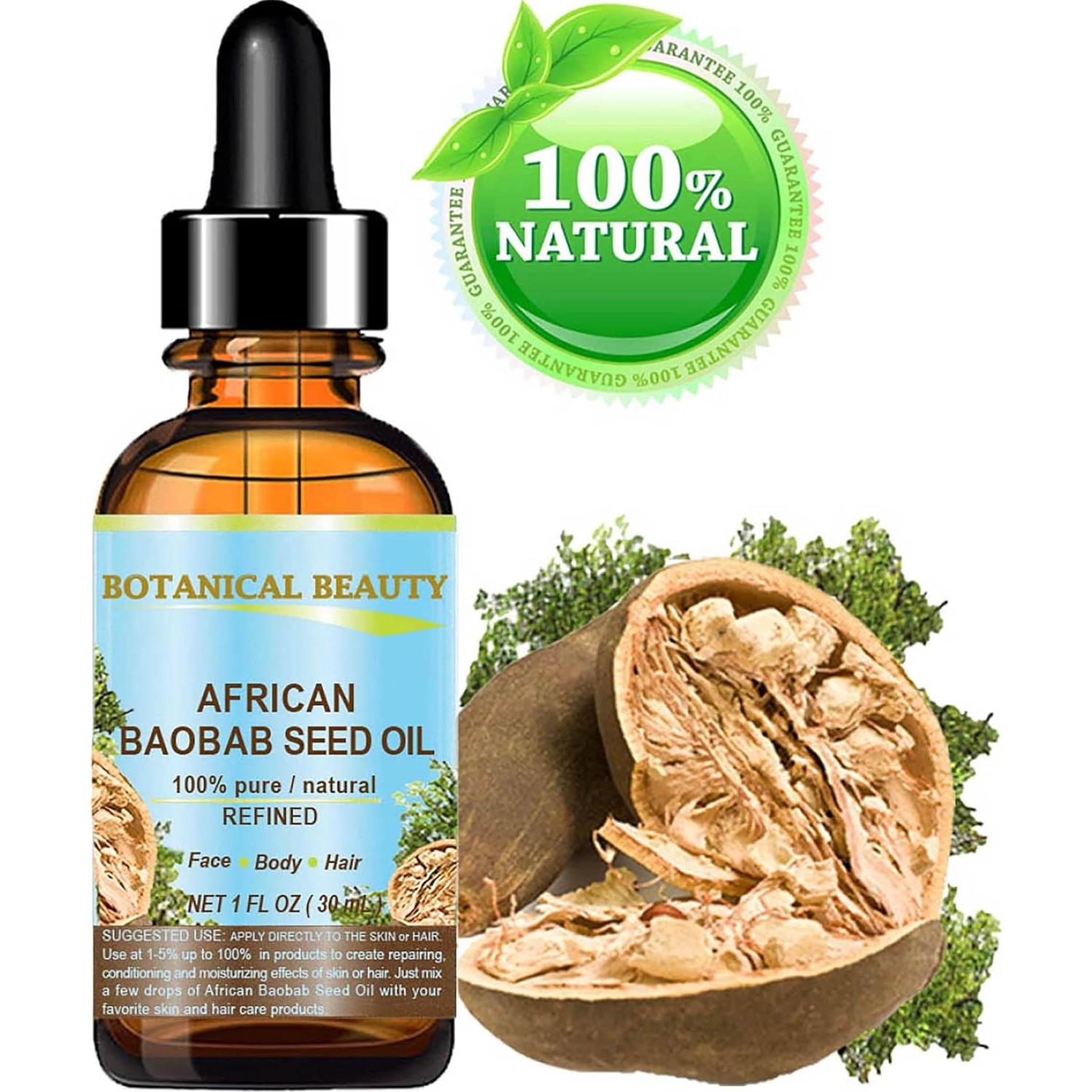 Aceite de Semilla de Baobab 100% Puro 30 ml - Hidratante Natural