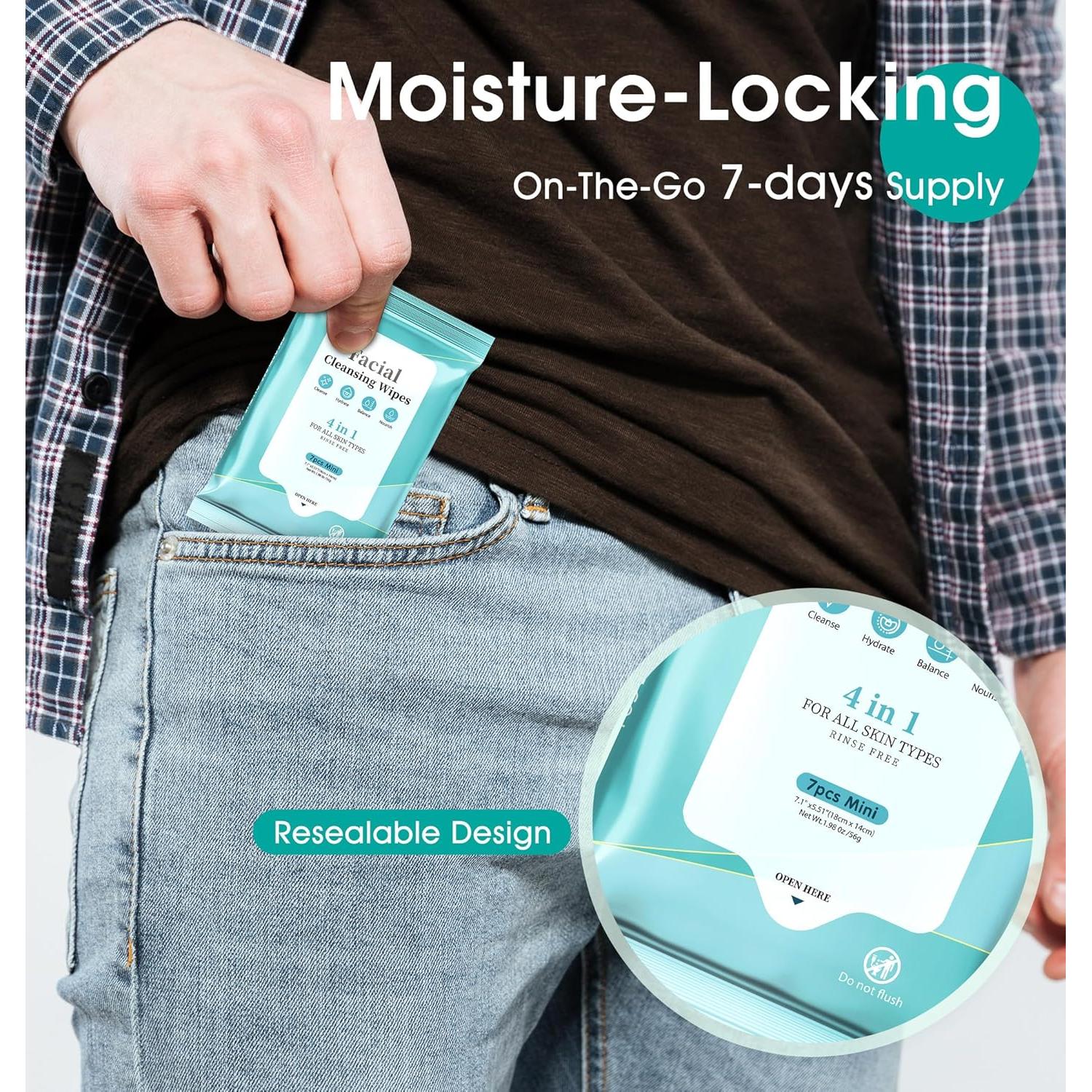 Toallitas Limpiadoras Faciales ProCIV 28PCS - Ácido Salicílico