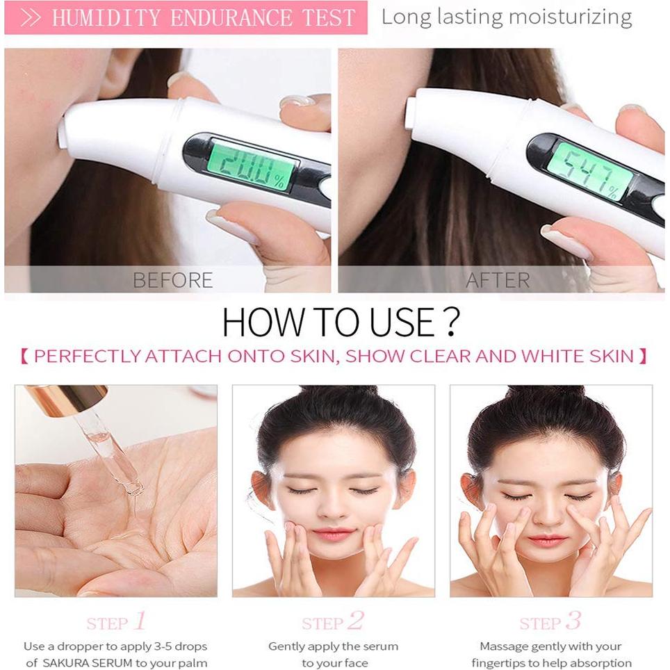 Esencia Facial Hidratante AKARY Sakura 17ml - Ácido Hialurónico