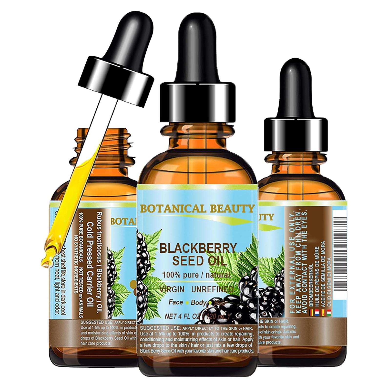 Aceite de Semilla de Mora 100% Puro Botanical Beauty 118 ml