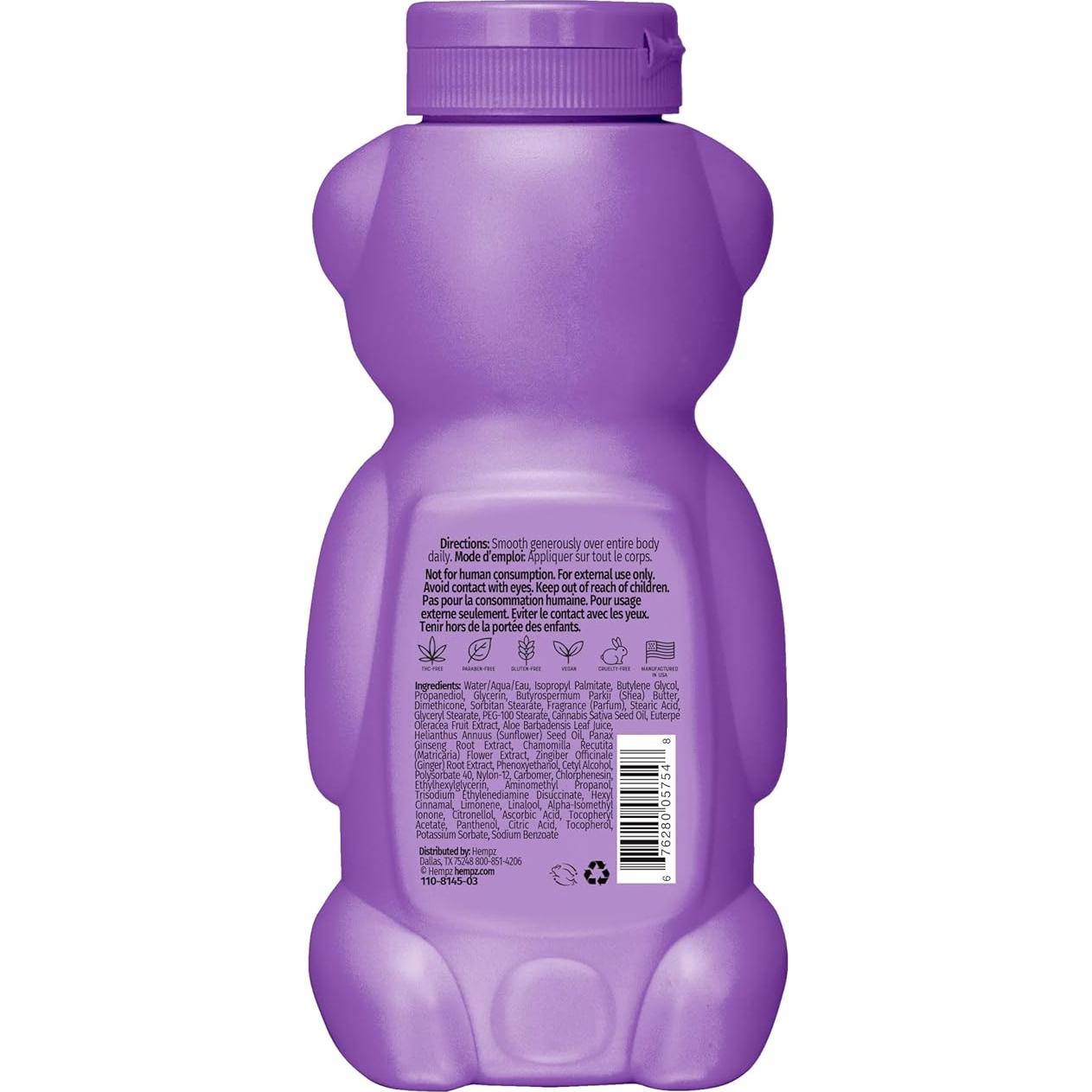 Crema Hidratante Corporal Hempz Acai Beary 330 ml Vegana