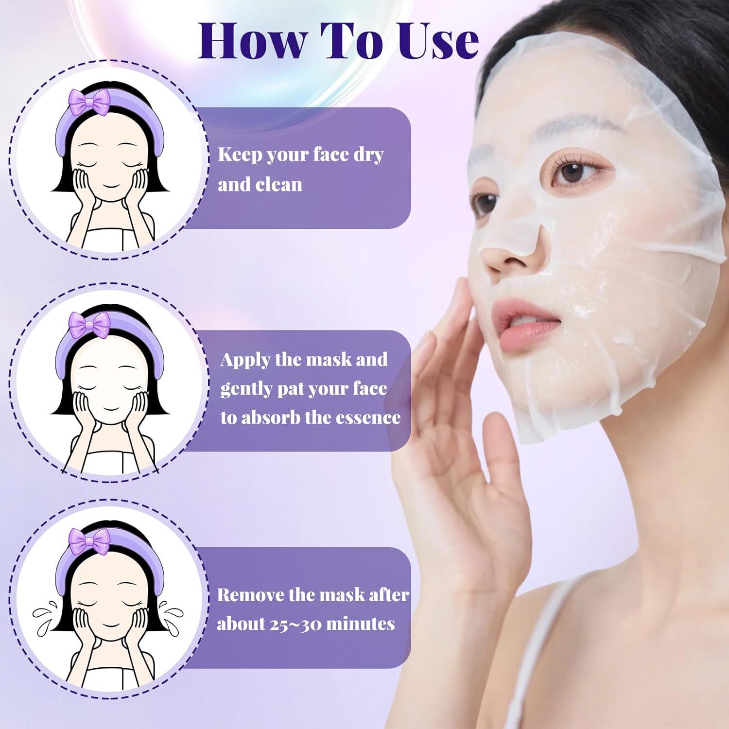 Máscara Hidratante Acai Berry JAAN - Set de 10 Piezas