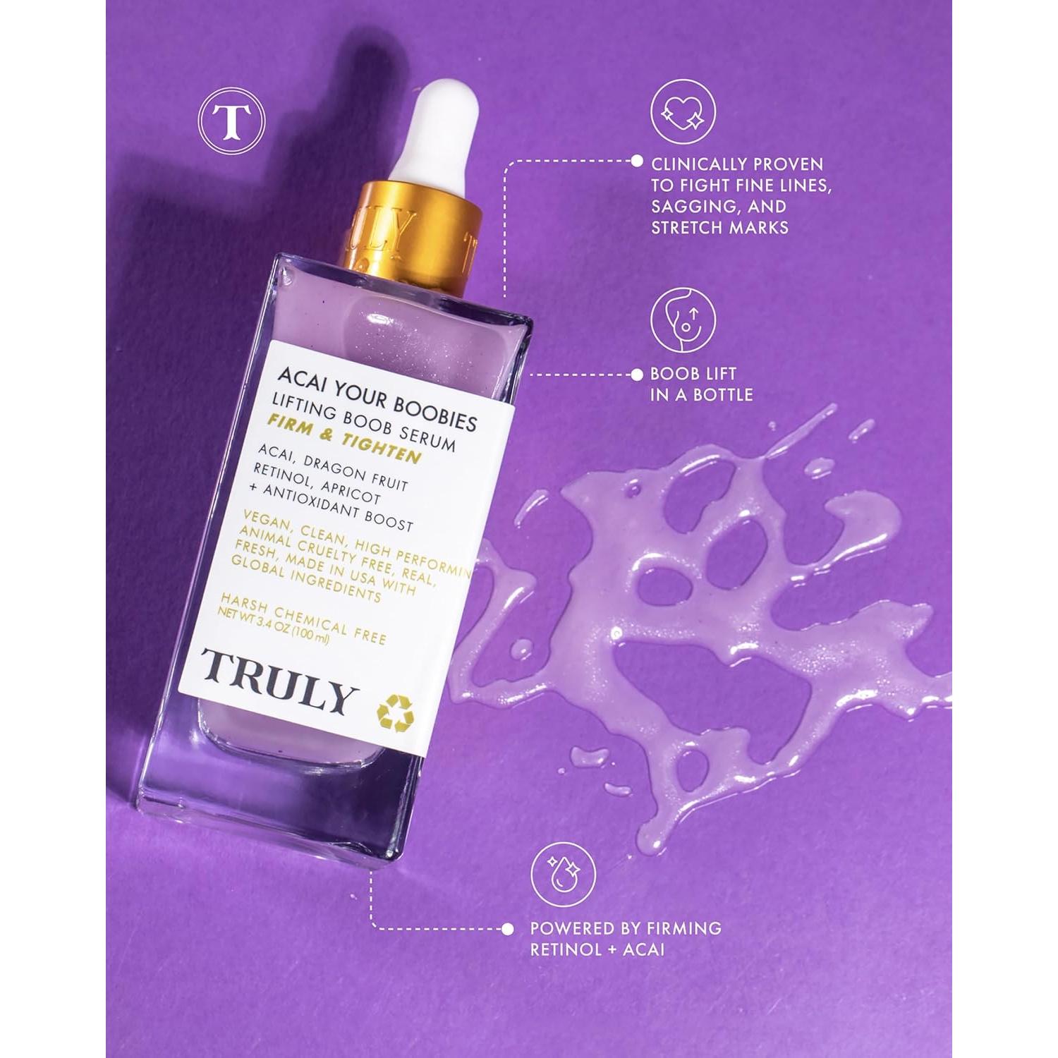 Tratamiento Reafirmante para Senos Truly Acai 87g