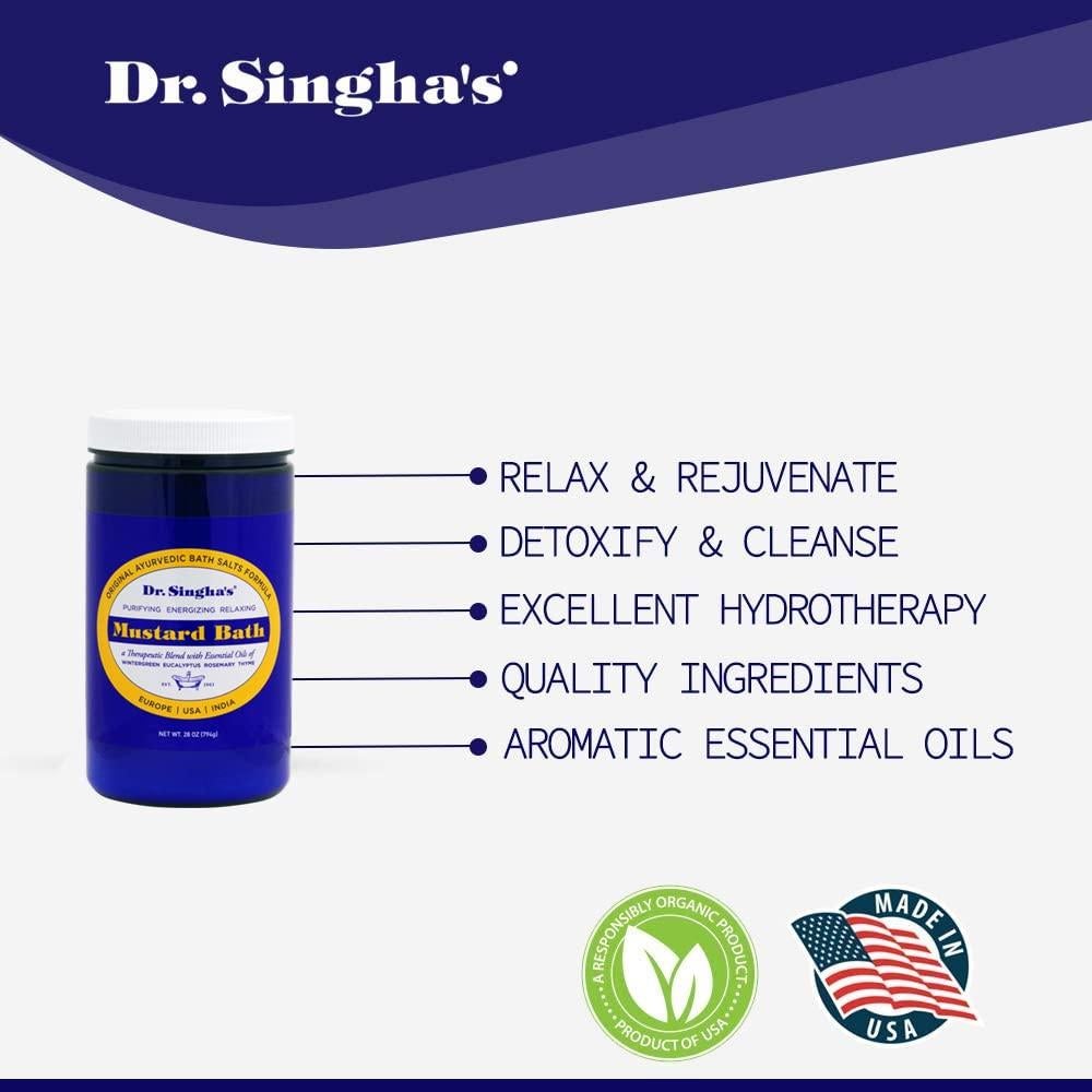 Baño de Mostaza Dr. Singha 793.79 g - Sales Terapéuticas