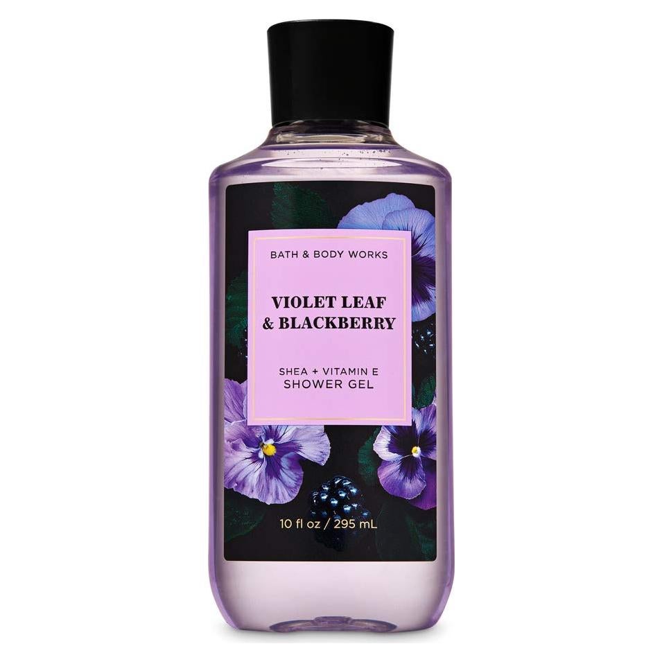 Gel de Ducha Bath and Body Works Hoja de Violeta y Mora 295 mL
