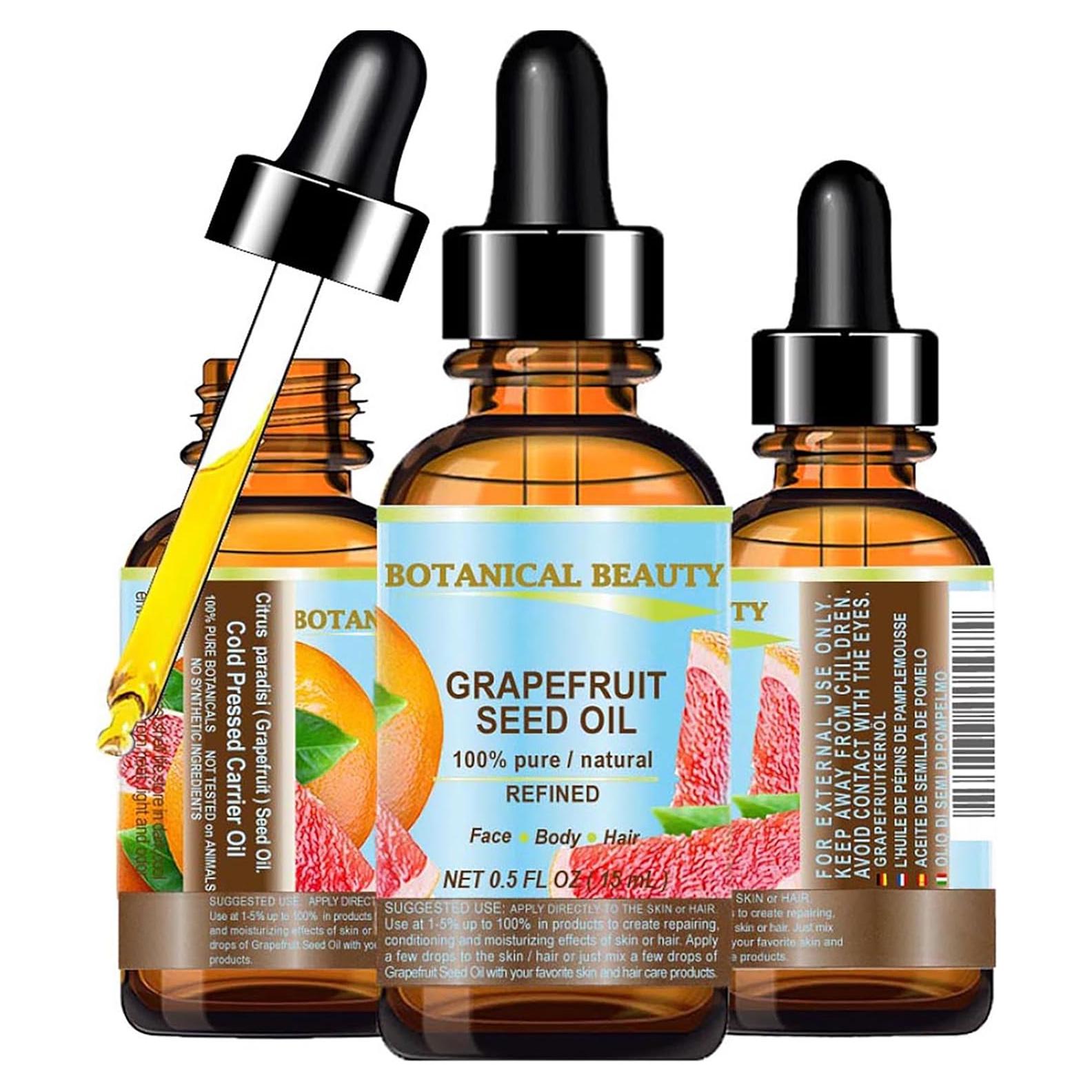 Aceite de Semilla de Pomelo 100% Puro Belleza Botánica 15 ml