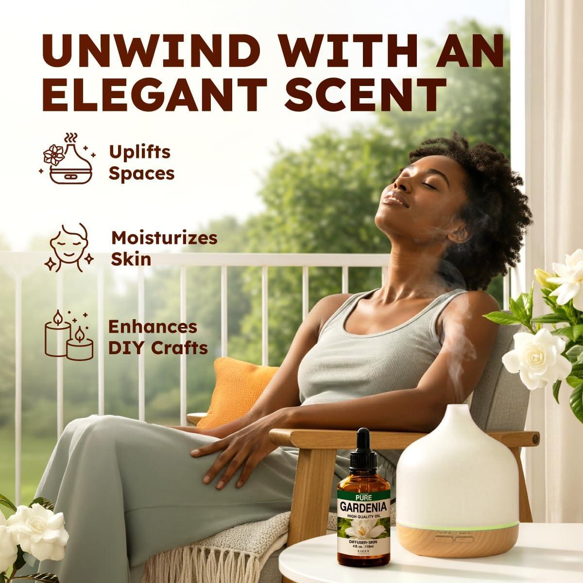 Aceite Esencial de Gardenia KUKKA 118 ml - Aromaterapia y Cuidado de Piel