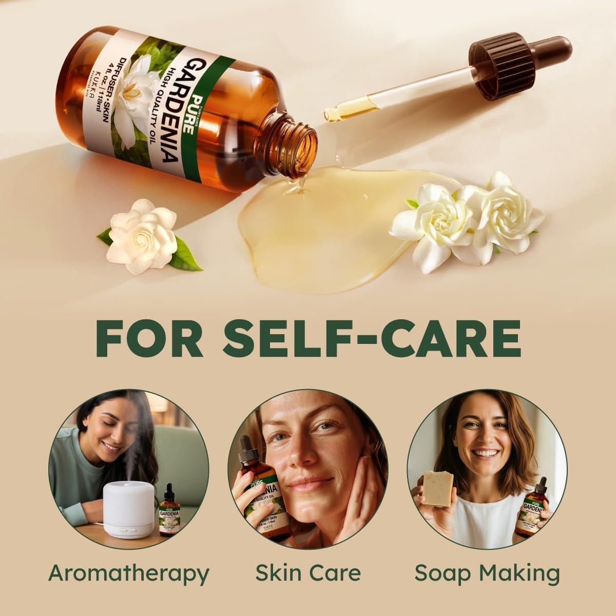 Aceite Esencial de Gardenia KUKKA 118 ml - Aromaterapia y Cuidado de Piel