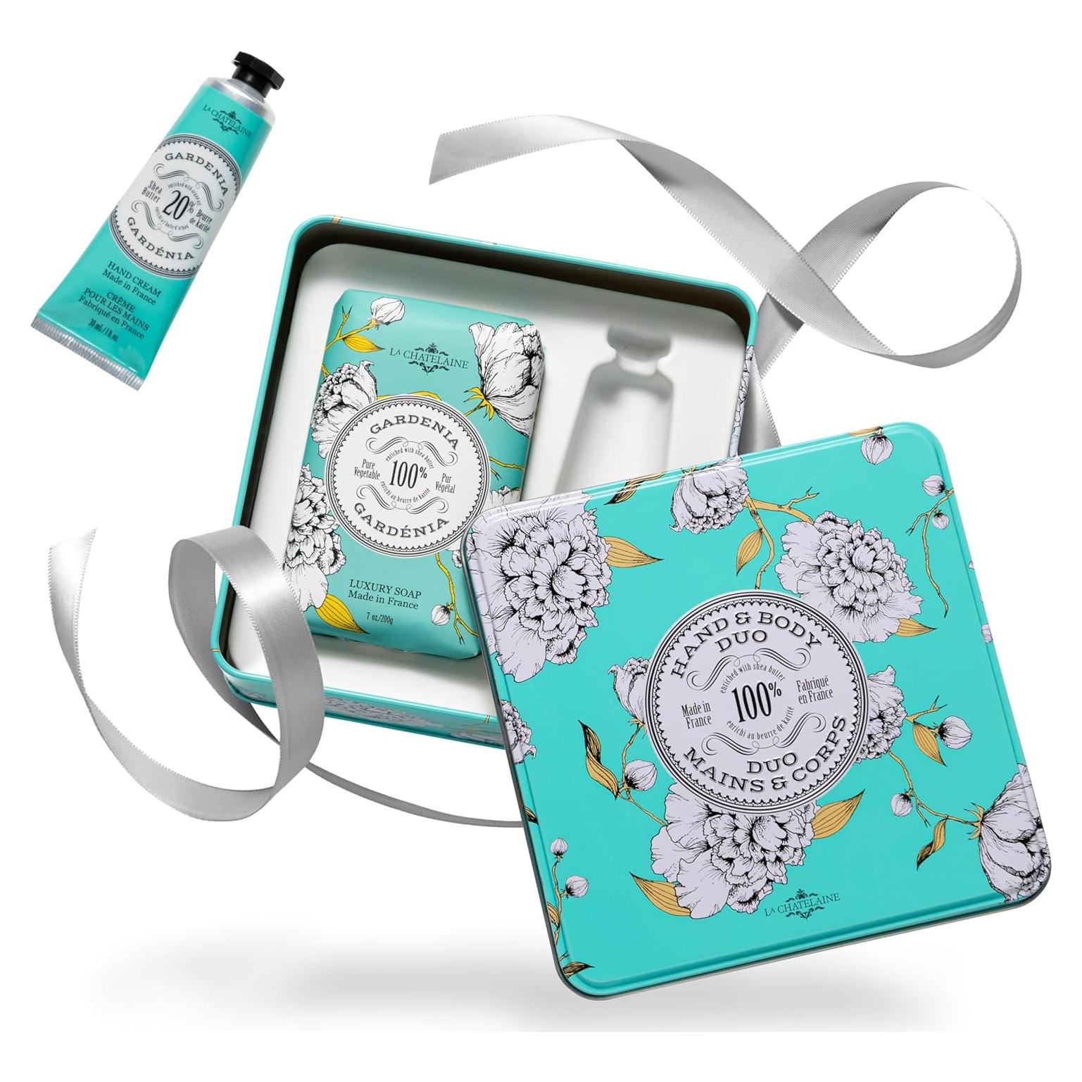 Set de Regalo Jabón Gardenia y Crema de Manos La Chatelaine